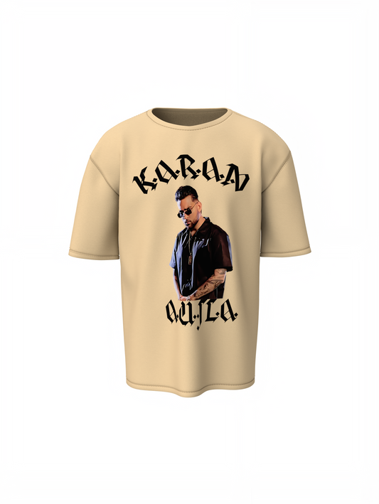 Karan Aujla Portrait Oversized T-Shirt