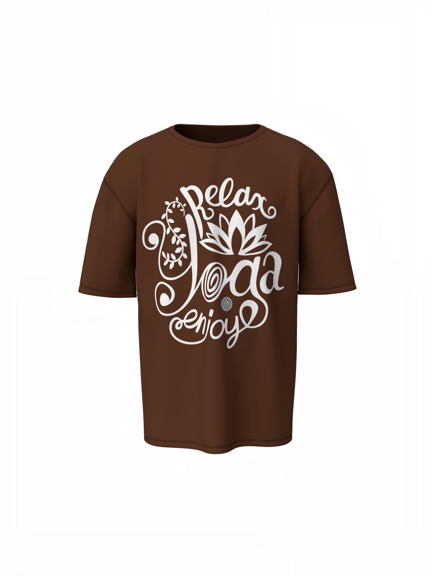 Lotus Energy Oversized T-Shirt for Bold Streetwear Style