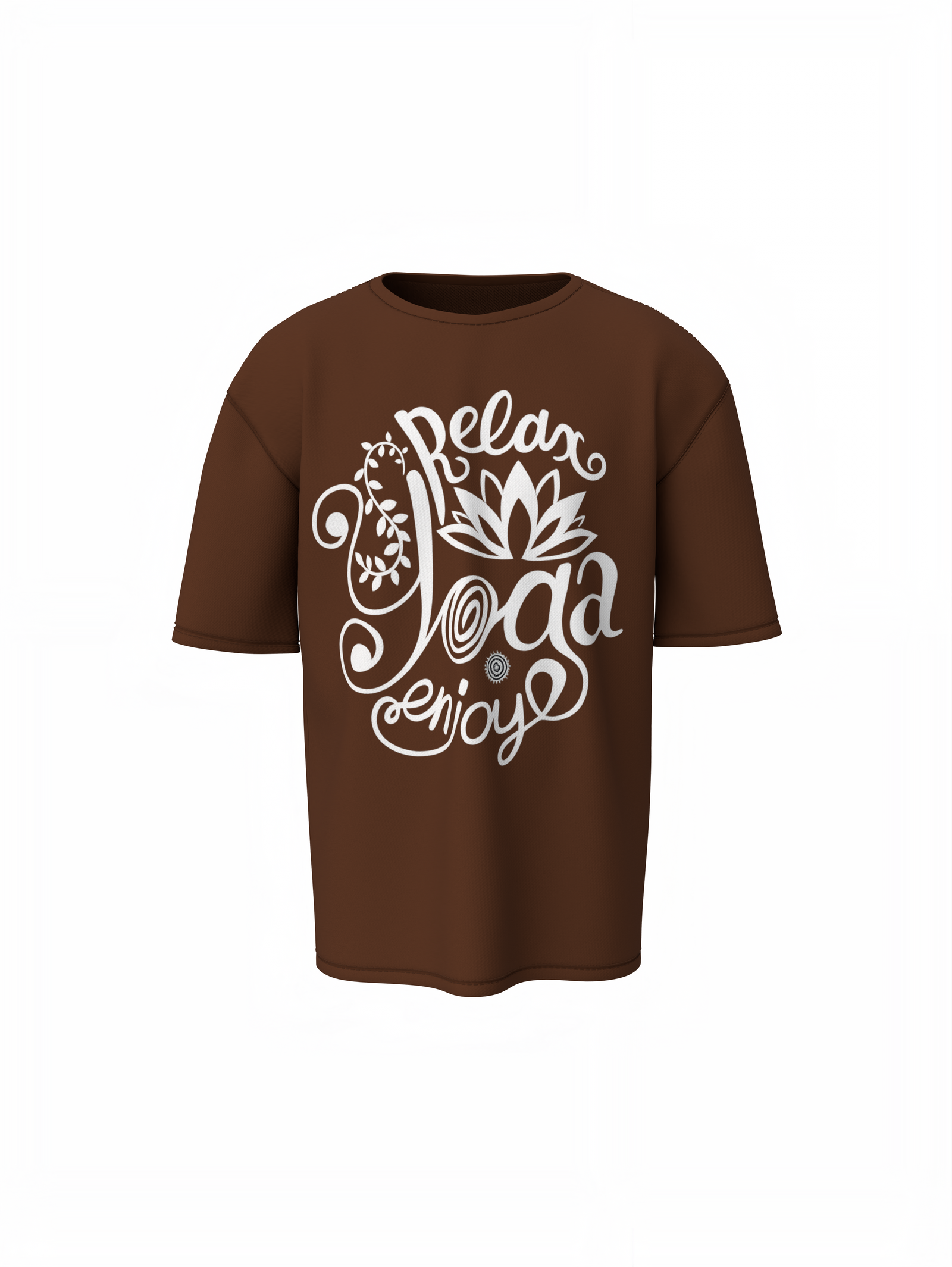 Lotus Energy Oversized T-Shirt for Bold Streetwear Style
