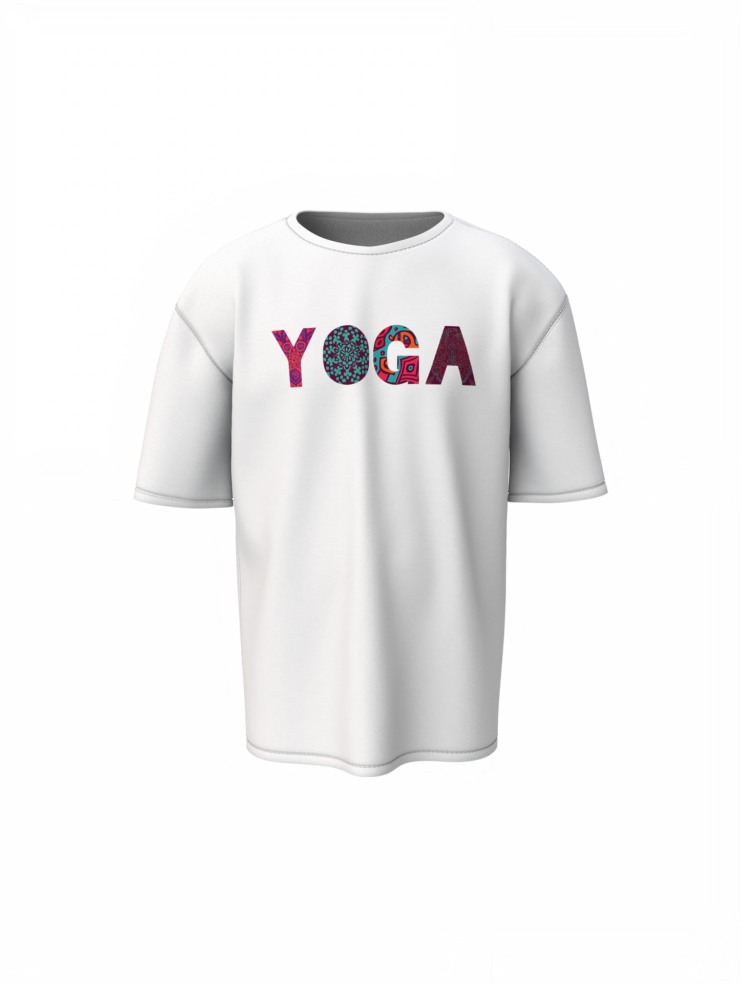 Positive Yoga Oversized T-Shirt for Relaxed Casual Style