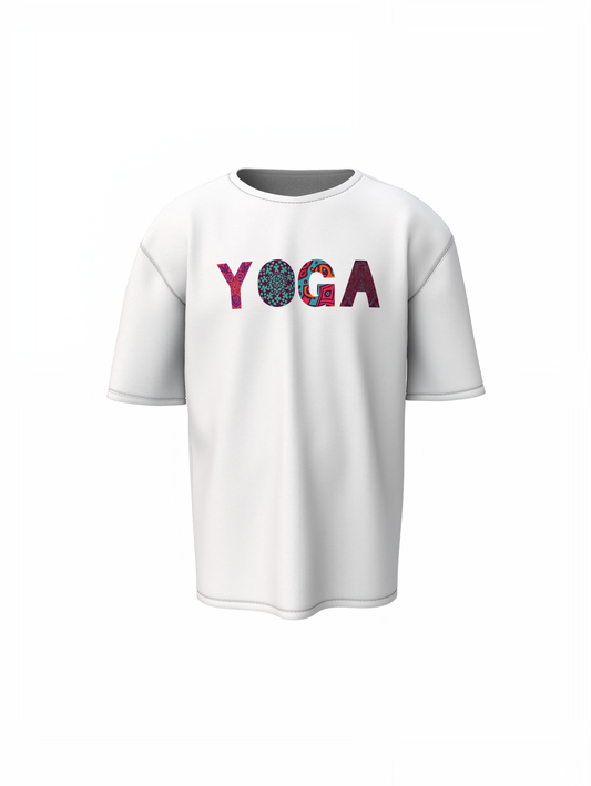 Positive Yoga Oversized T-Shirt for Relaxed Casual Style