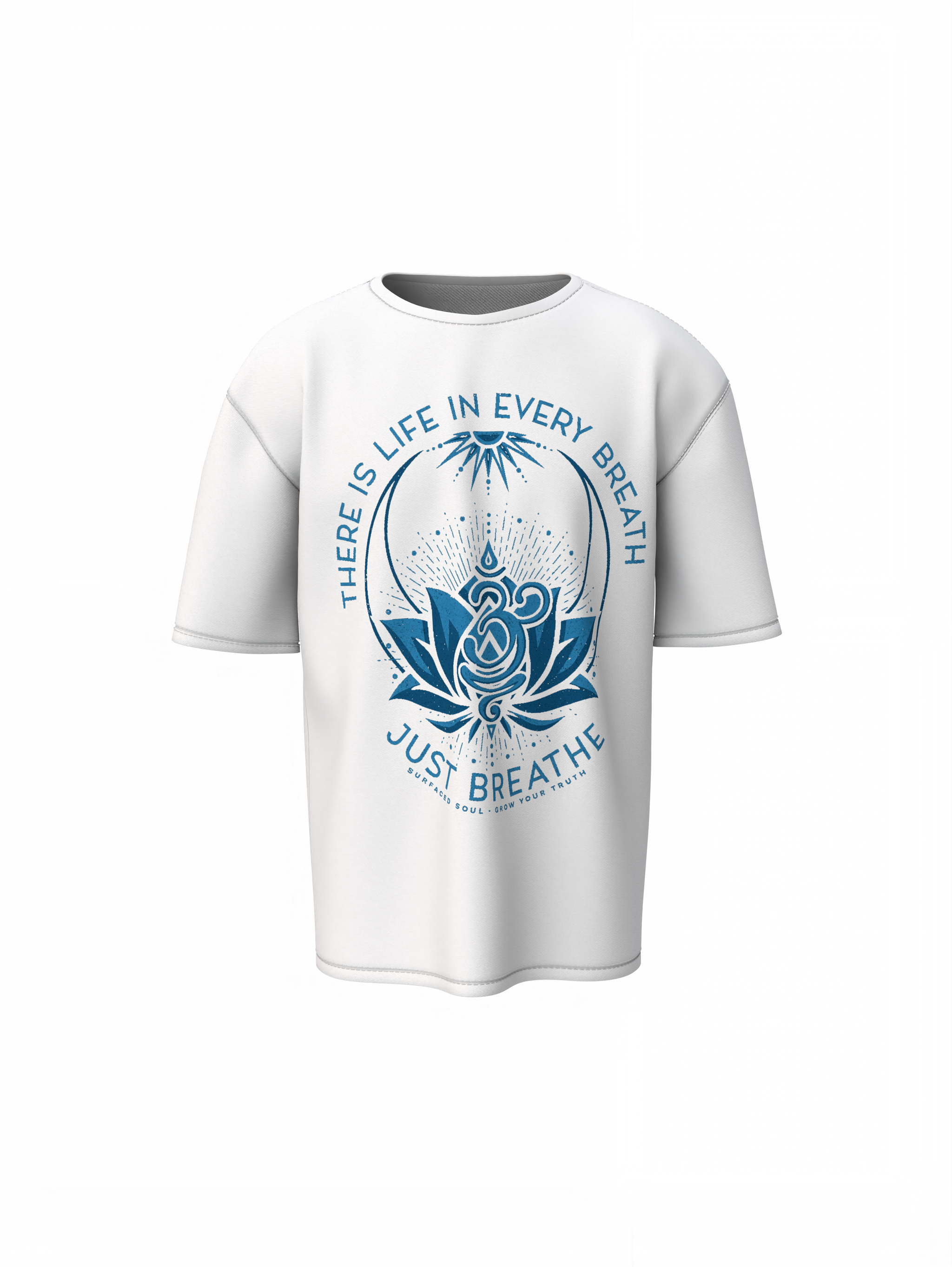 Yoga Just Breath Oversized T-Shirt