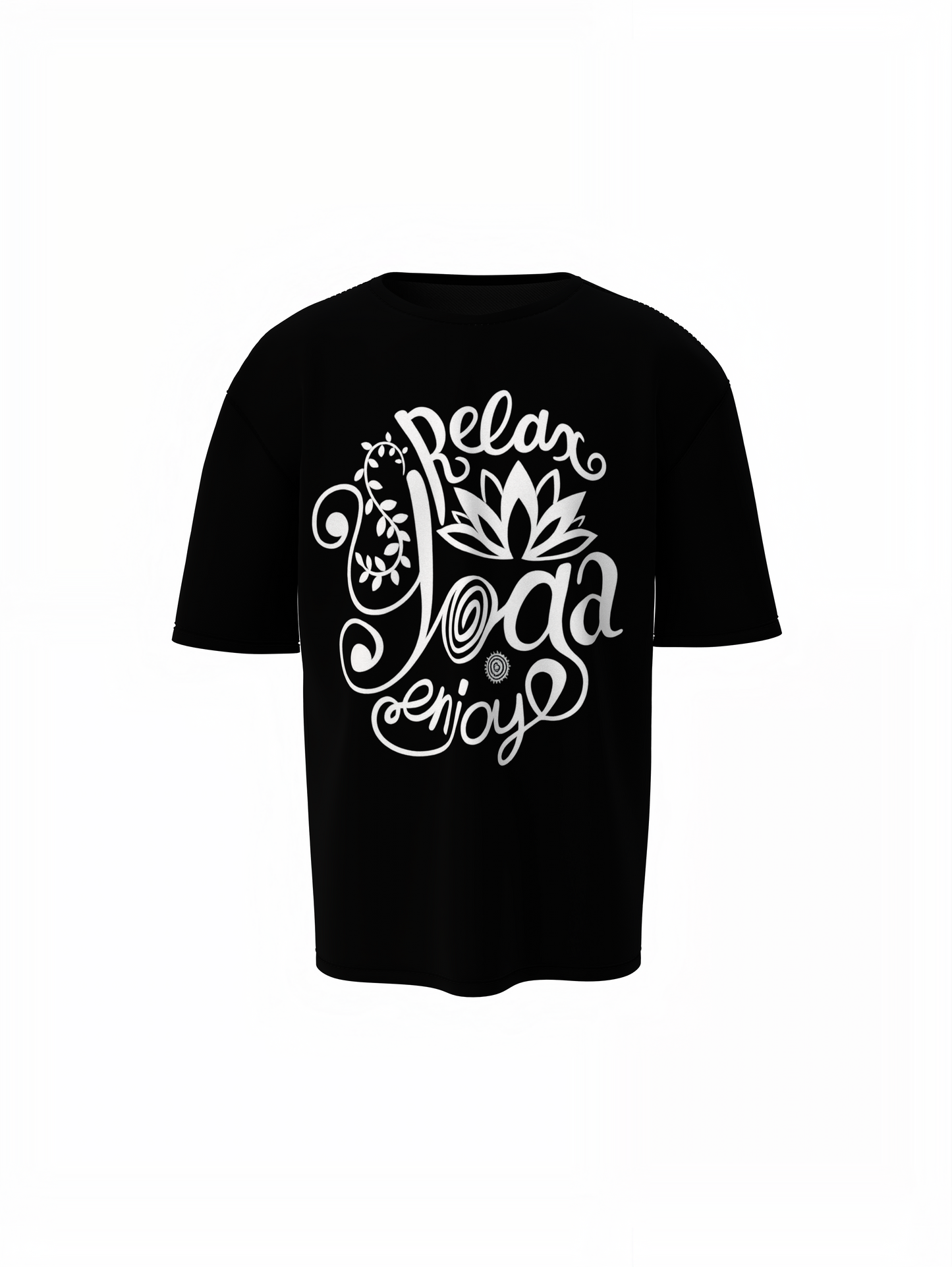 Lotus Energy Oversized T-Shirt for Bold Streetwear Style