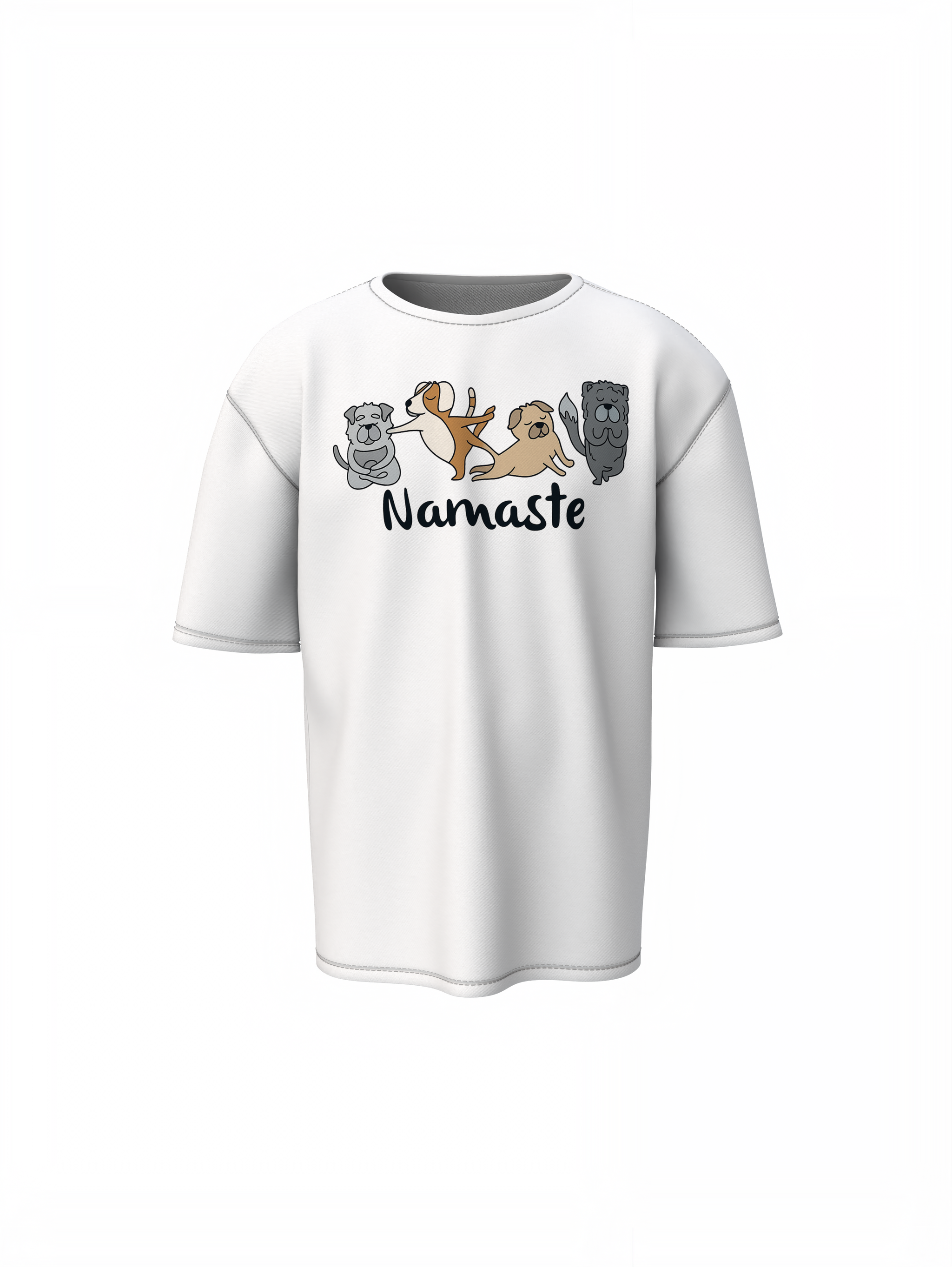 Animal Graphic Yoga Oversized T-Shirt