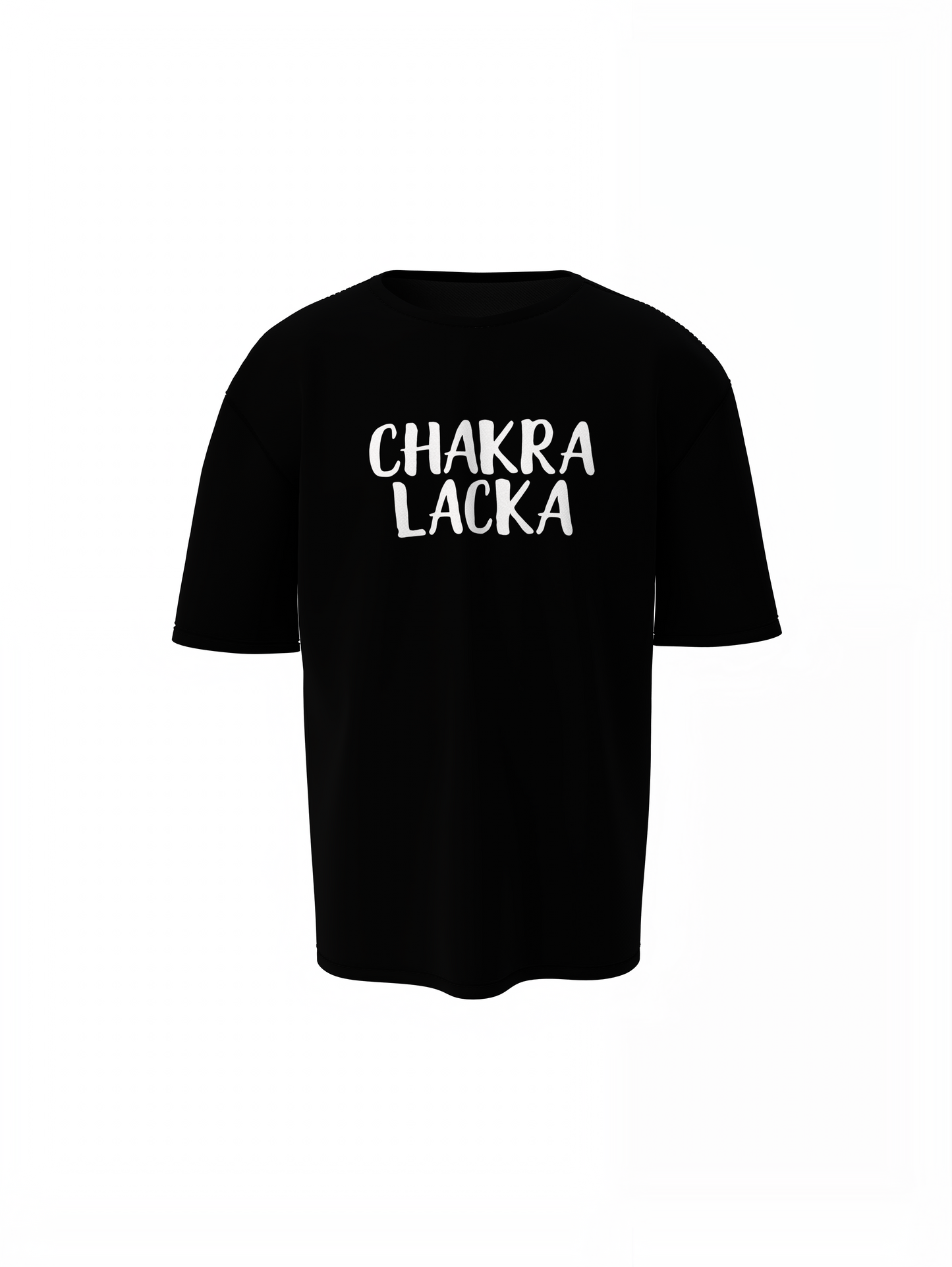 Chakra Lacka Oversized T-Shirt Spiritual Streetwear Tee