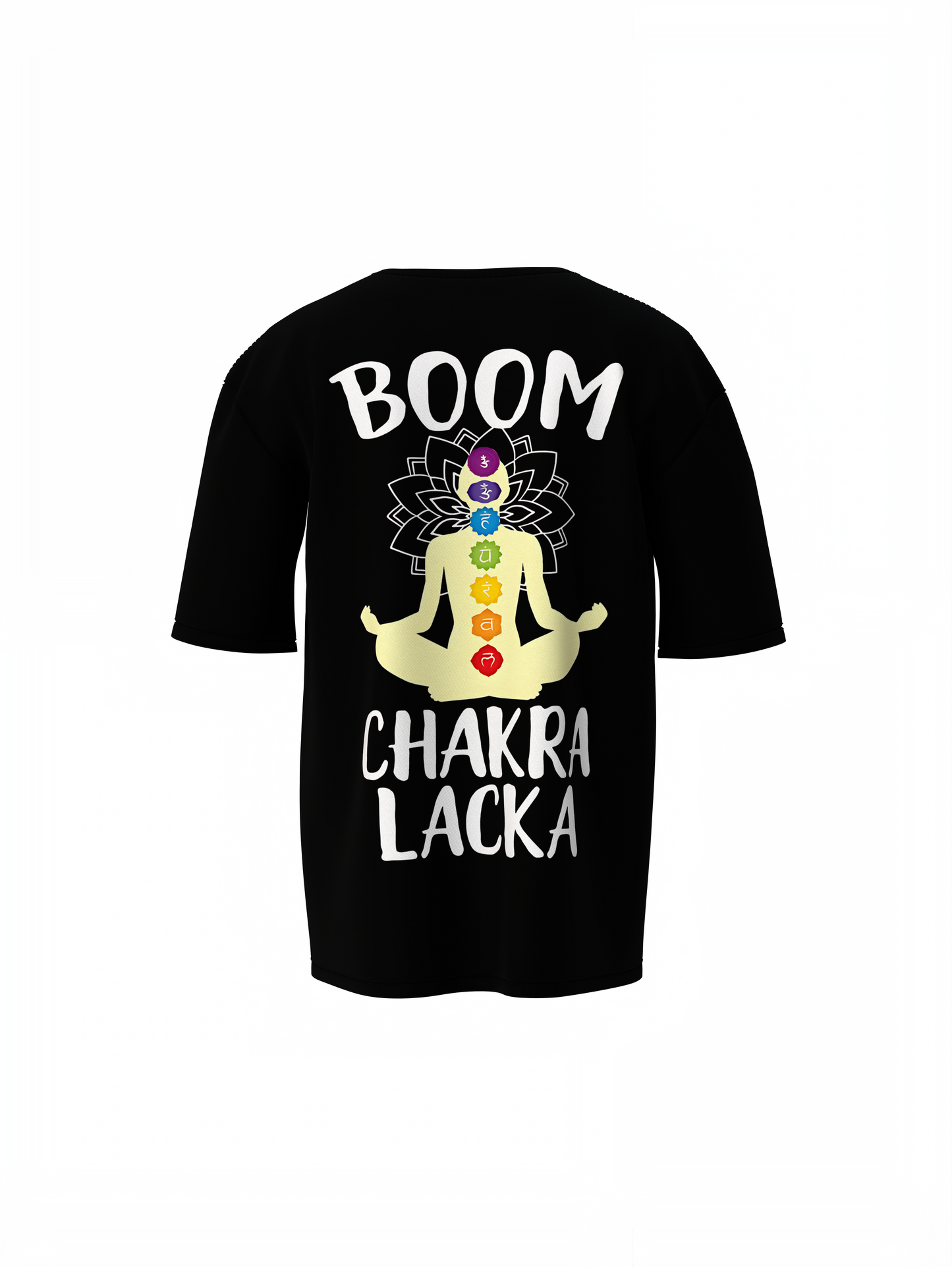 Chakra Lacka Oversized T-Shirt Spiritual Streetwear Tee