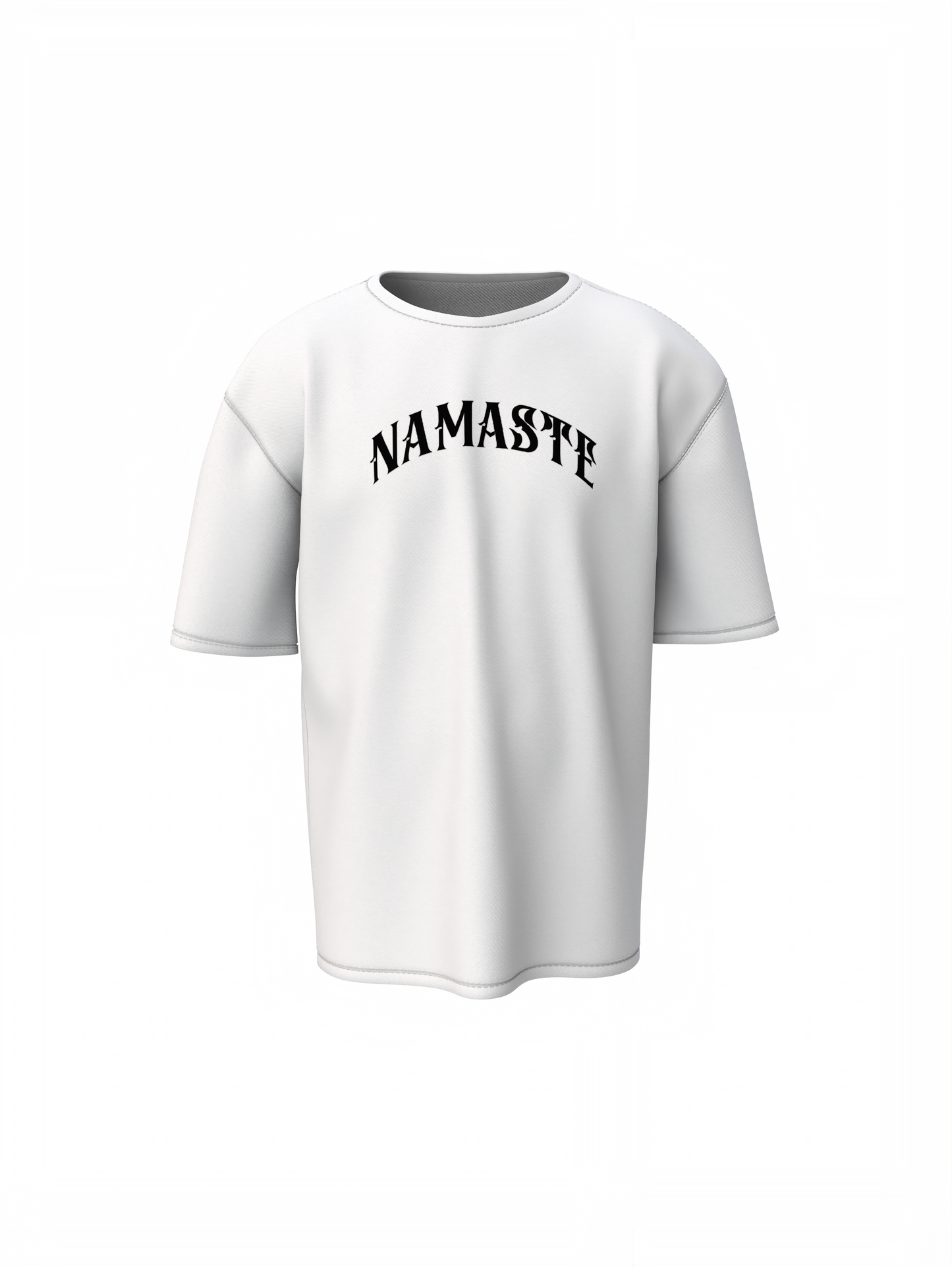 Positive Energy Oversized T-Shirt White for Soft Casual Looks