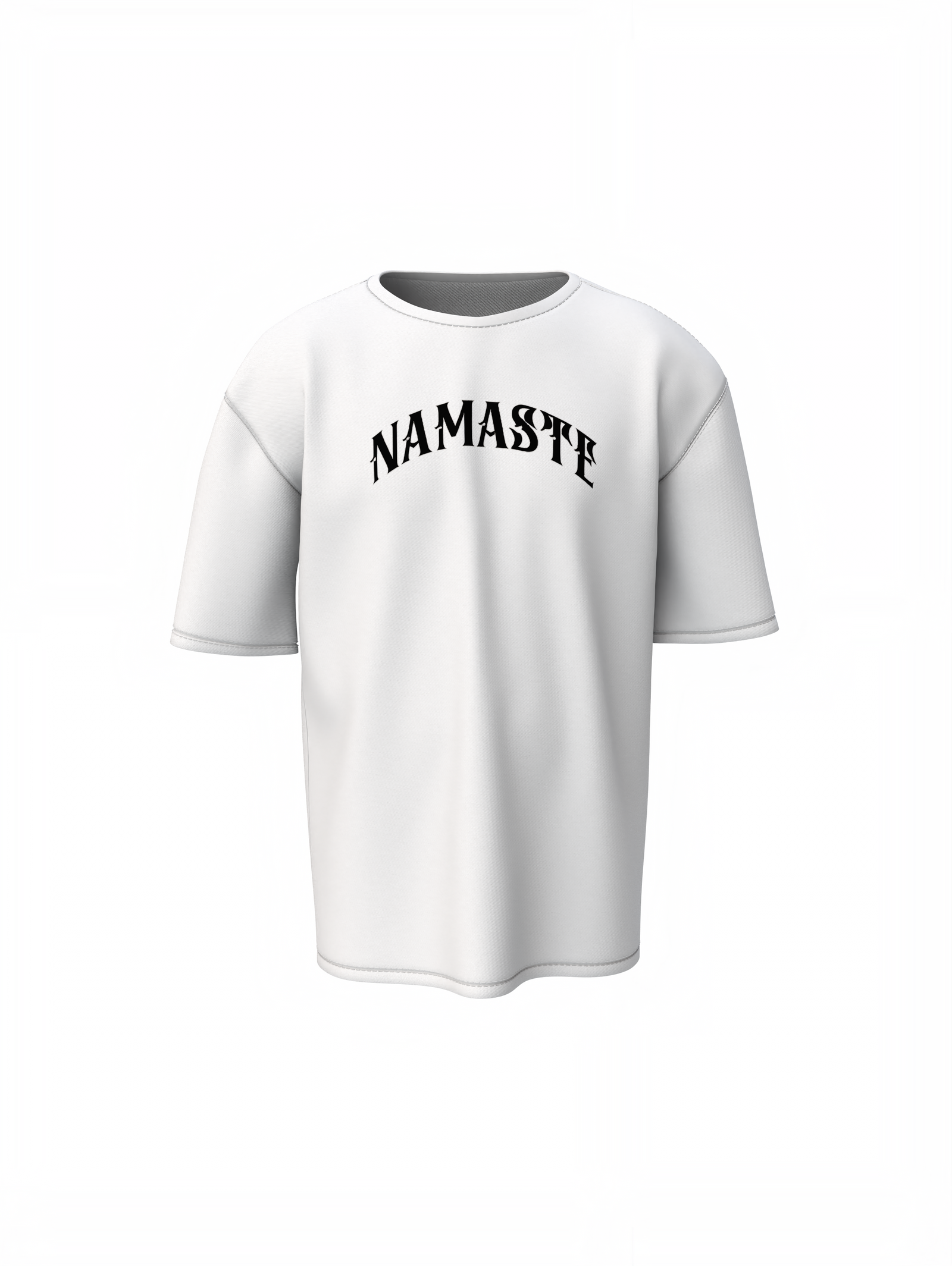 Positive Energy Oversized T-Shirt White for Soft Casual Looks