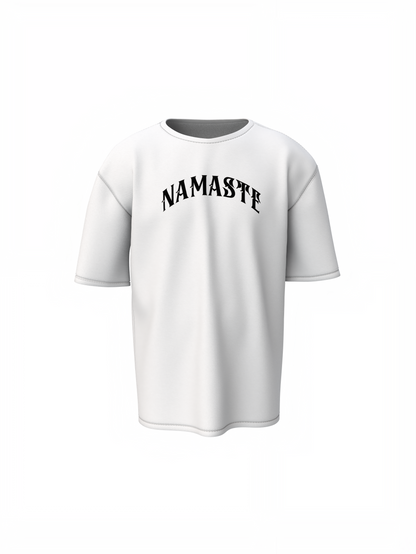 Positive Energy Oversized T-Shirt White for Soft Casual Looks