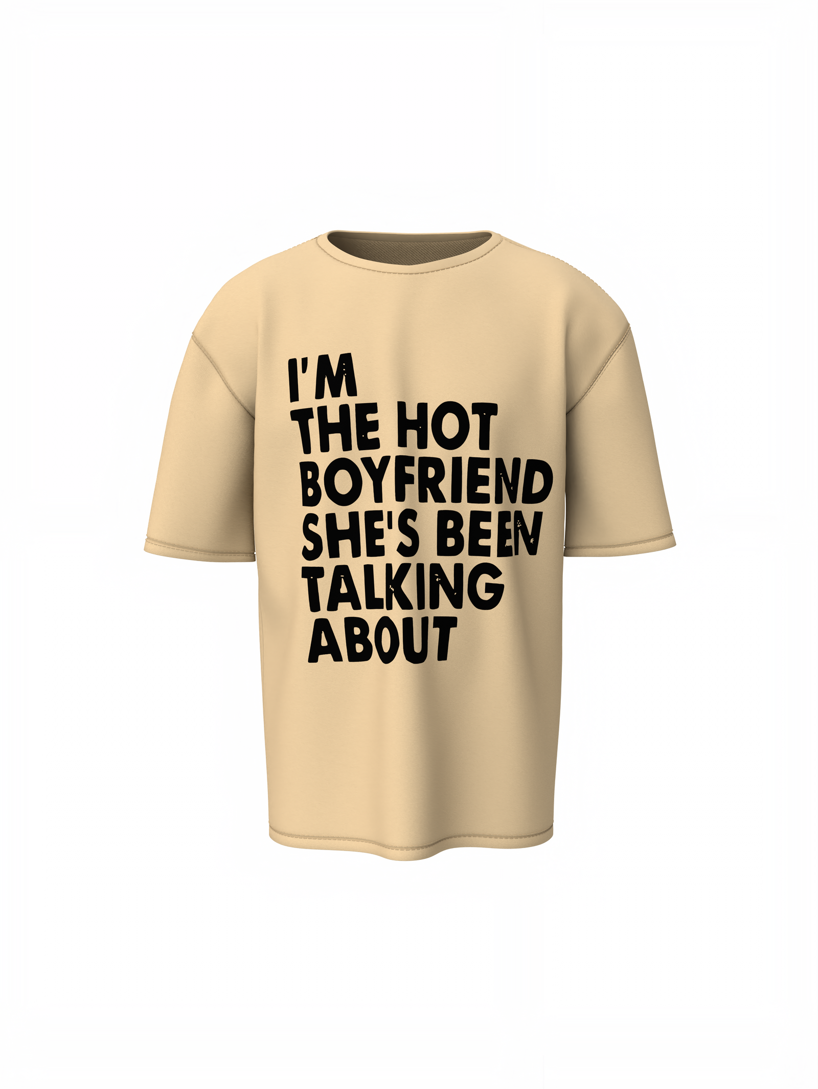 Hot Boyfriend Oversized T-Shirt Bold Streetwear Style