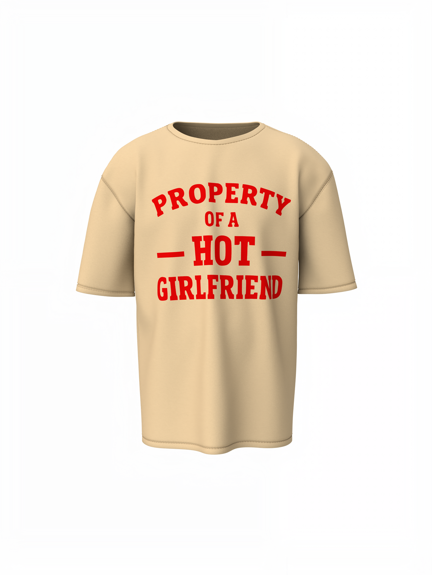 Boyfriend Sentence Oversized T-Shirt Graphic Streetwear