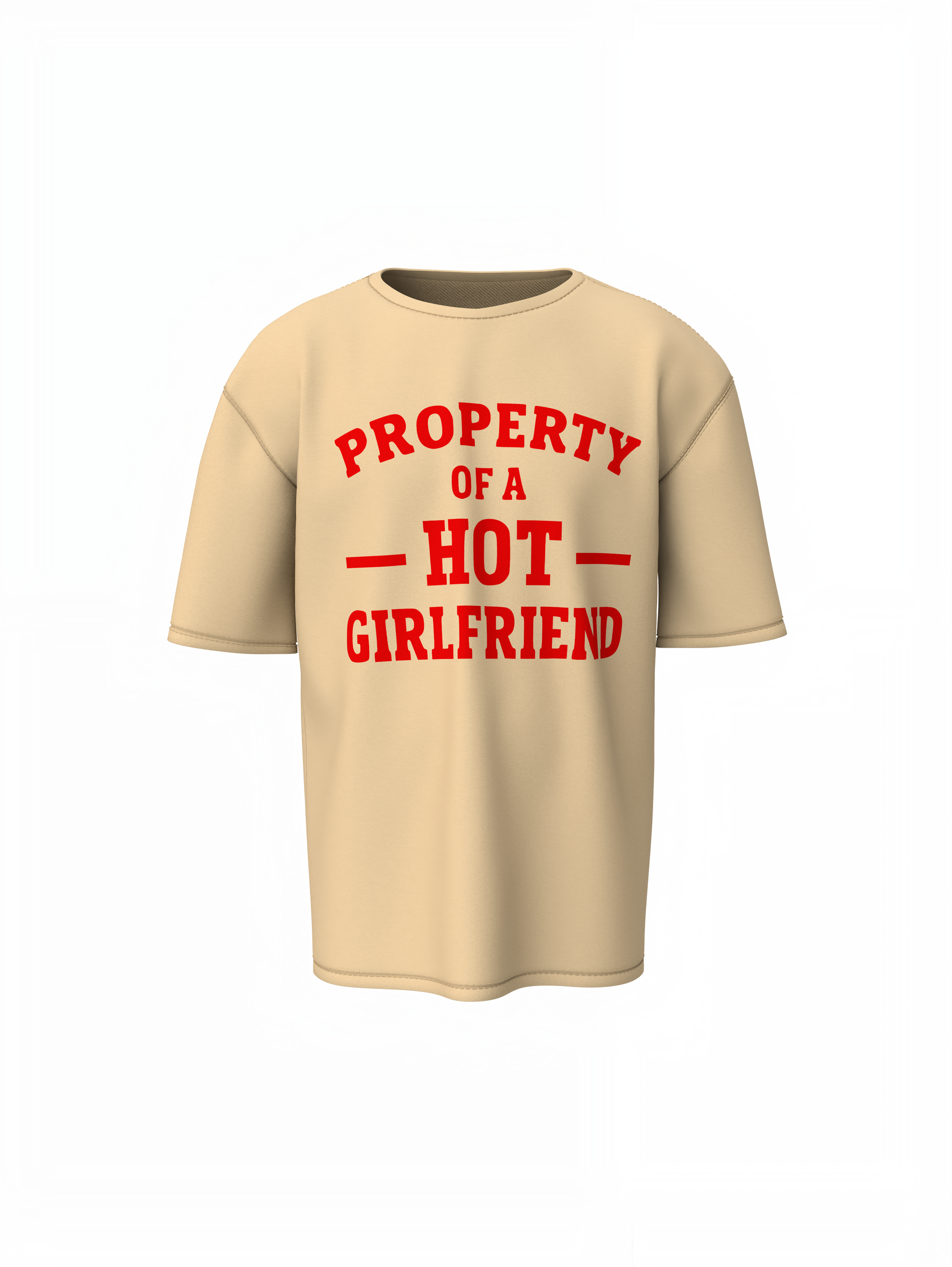 Boyfriend Sentence Oversized T-Shirt