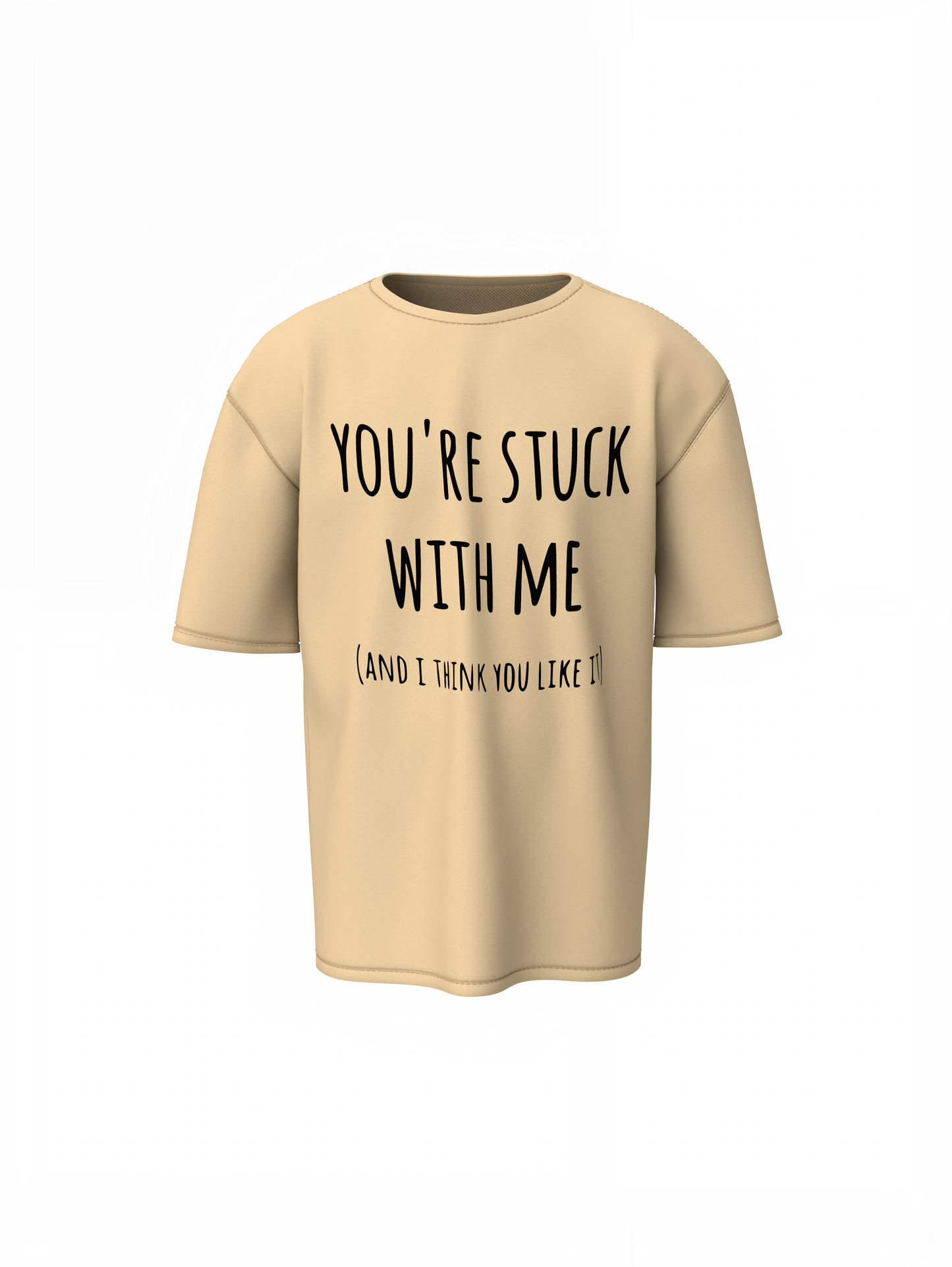 Boyfriend Line Graphic Oversized T-Shirt Streetwear Comfort