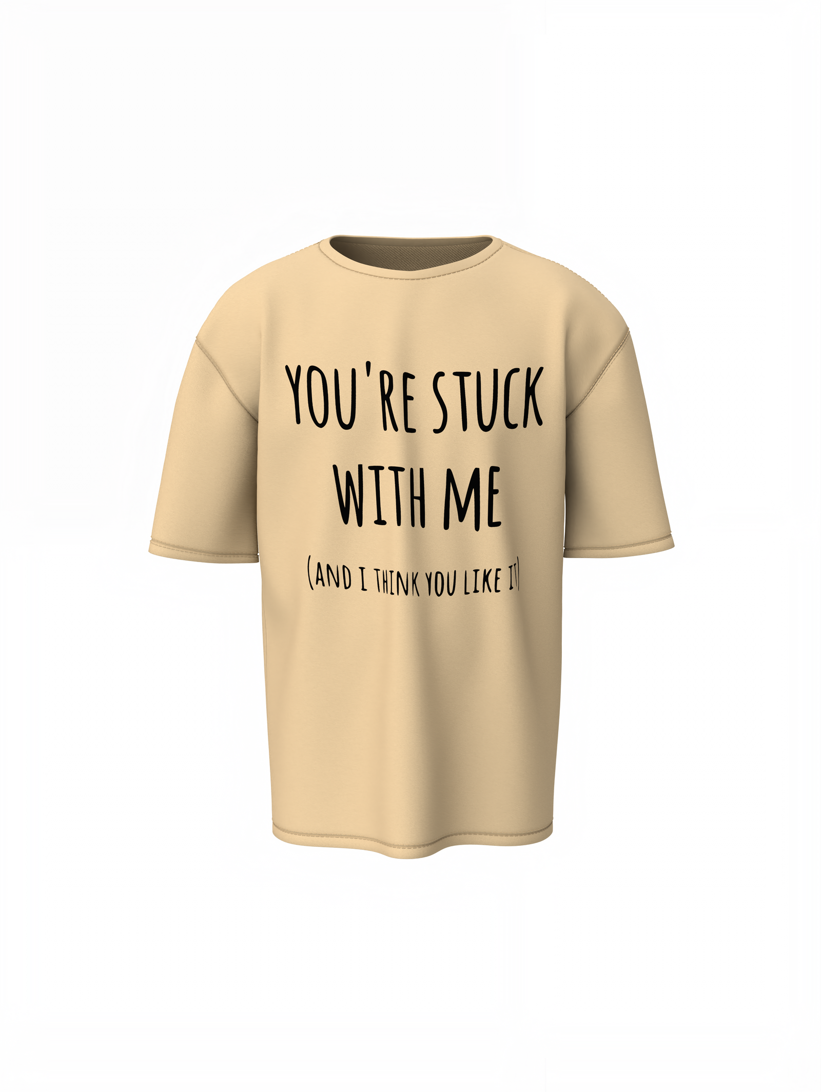 Boyfriend Line Graphic Oversized T-Shirt Streetwear Comfort