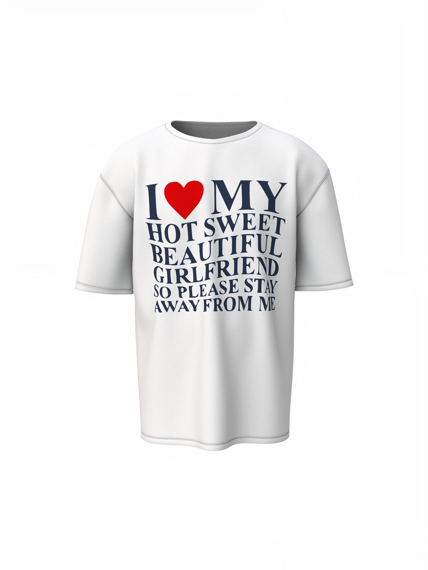 Borrowed Love Oversized T-Shirt Stylish Streetwear Wear
