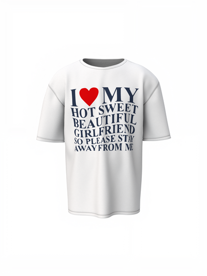 Borrowed Love Oversized T-Shirt Stylish Streetwear Wear
