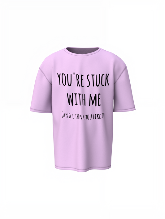 Boyfriend Line Graphic Oversized T-Shirt Streetwear Comfort