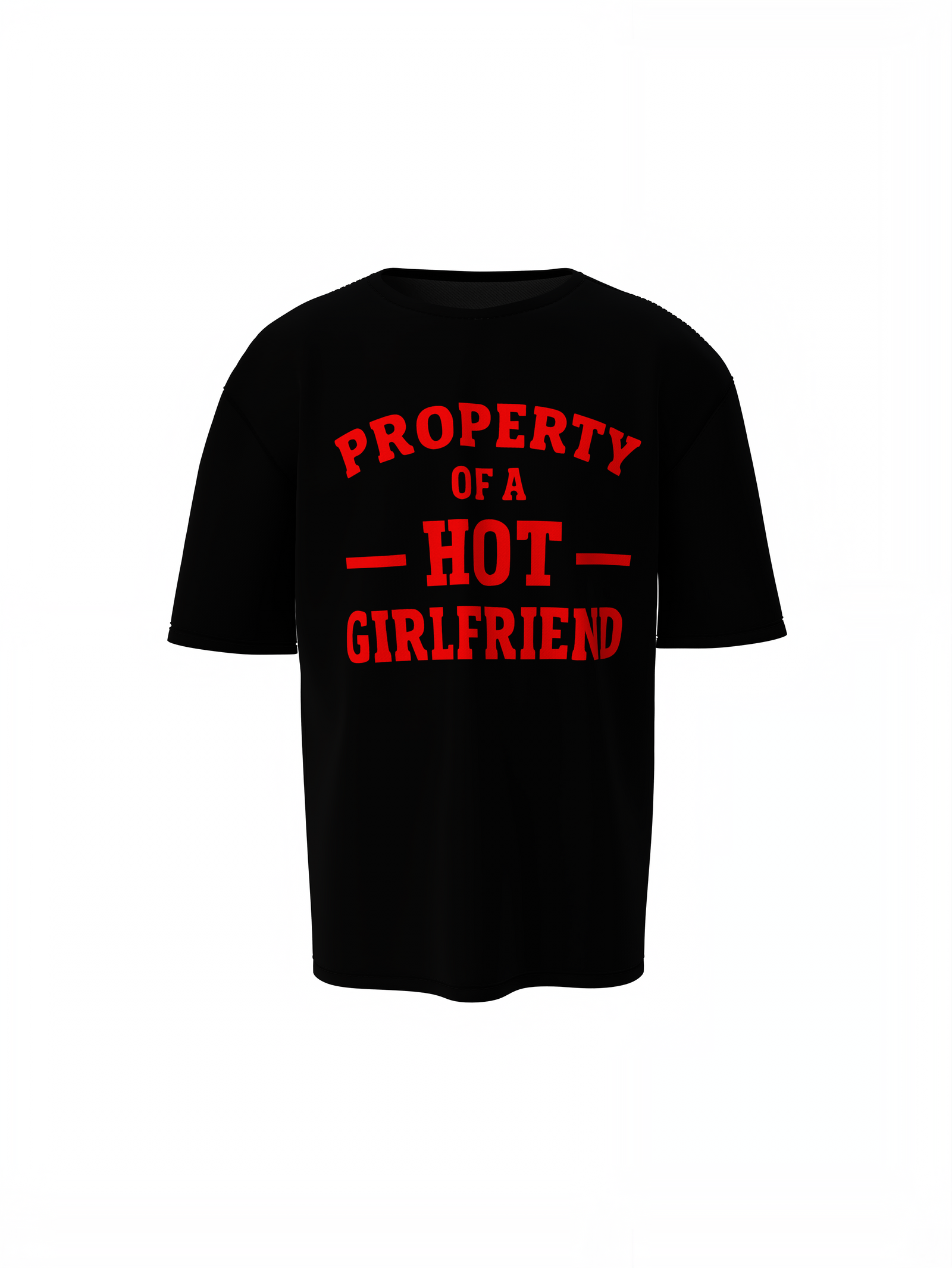 Boyfriend Sentence Oversized T-Shirt Graphic Streetwear