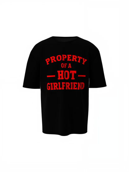 Boyfriend Sentence Oversized T-Shirt Graphic Streetwear