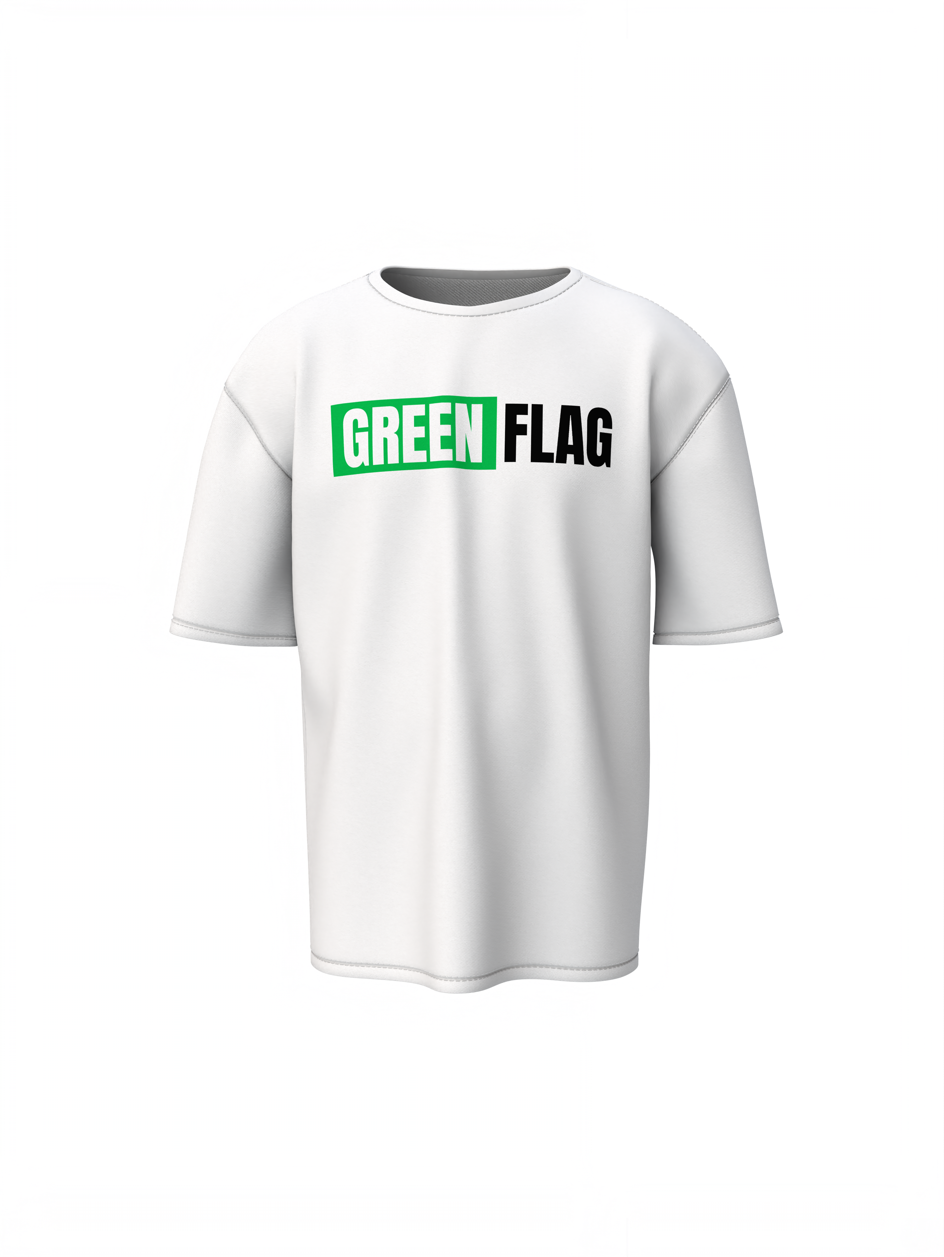 Green Flag Oversized T-Shirt