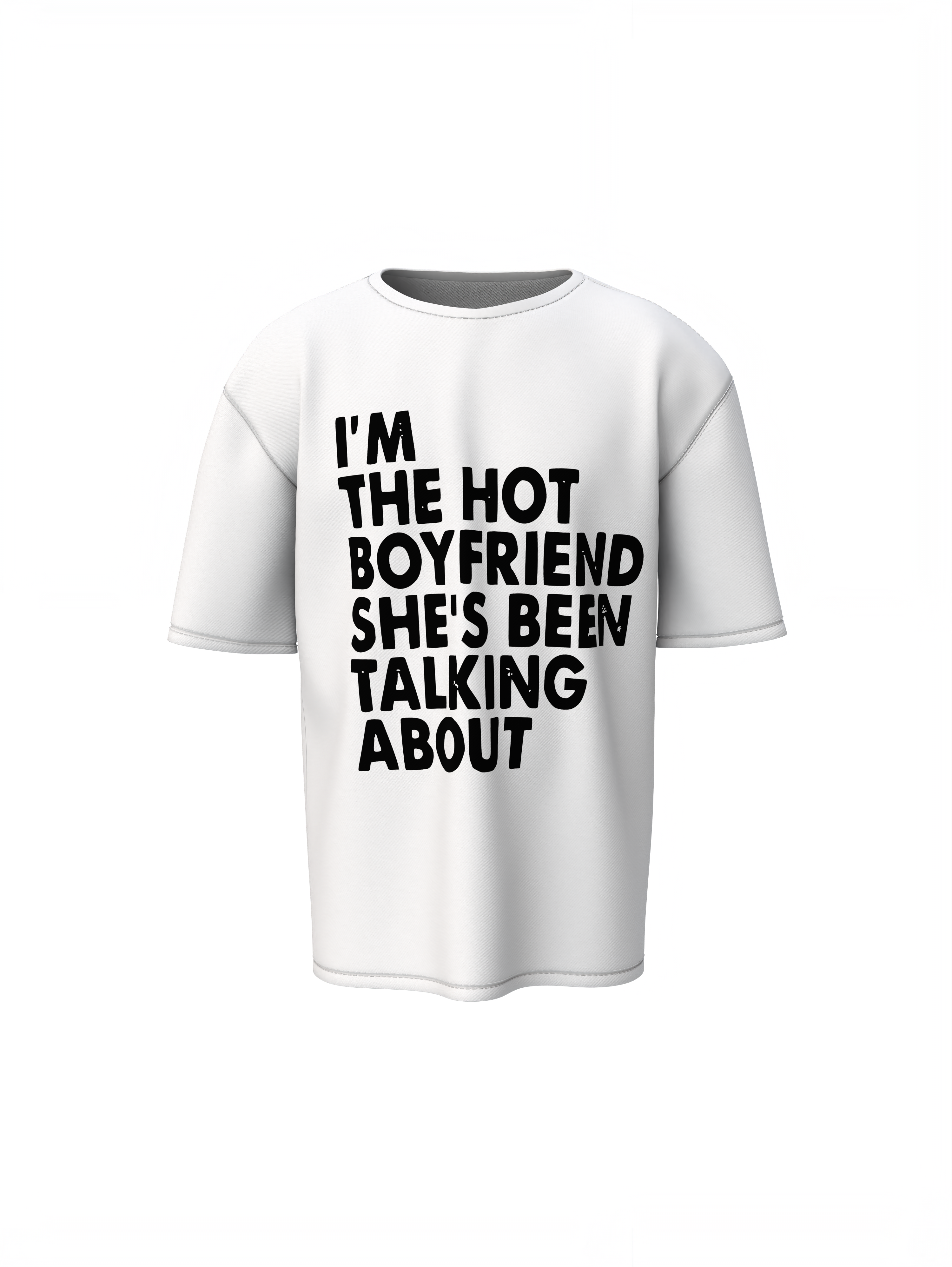 Hot Boyfriend Oversized T-Shirt