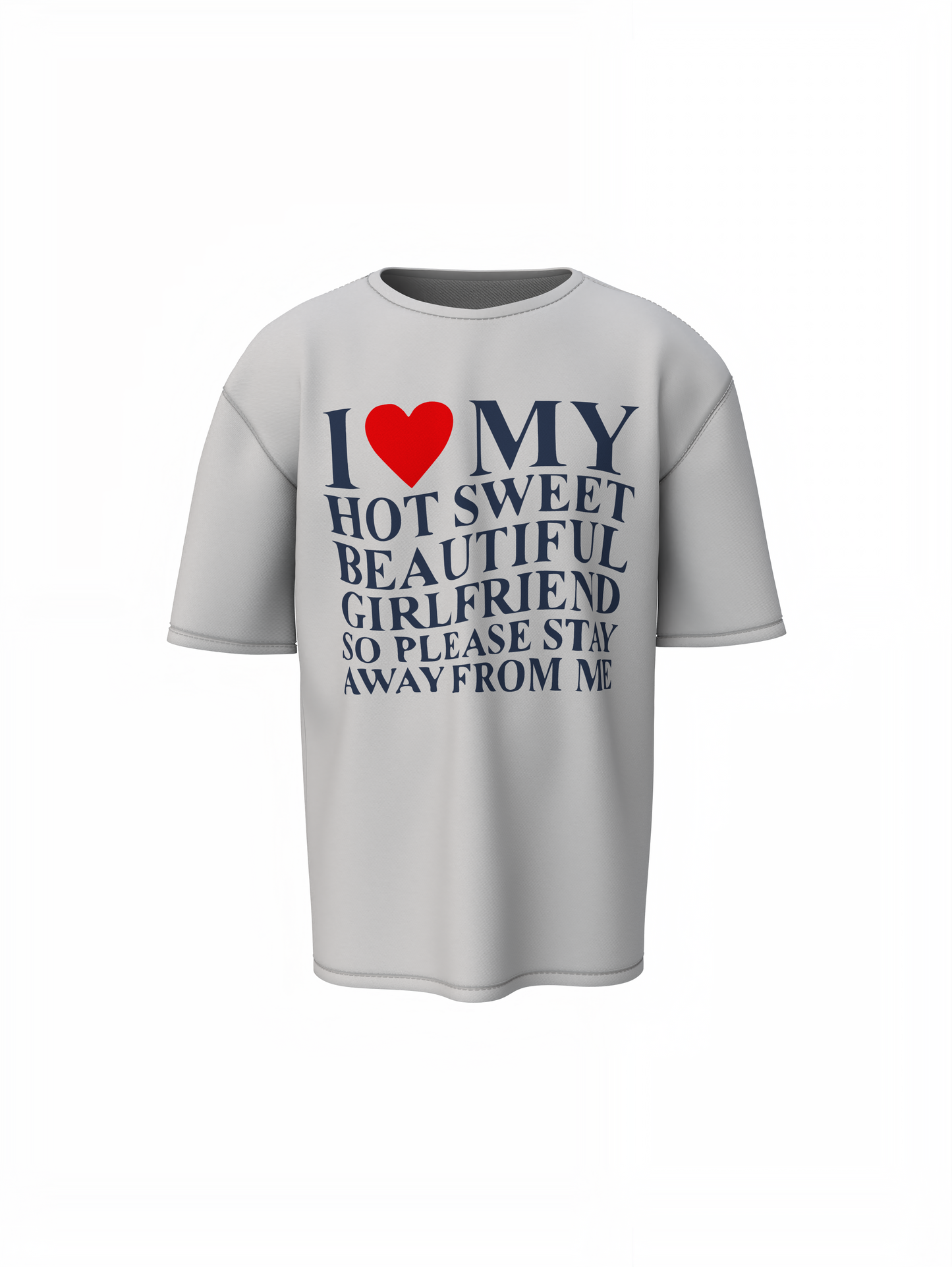 Borrowed Love Oversized T-Shirt Stylish Streetwear Wear