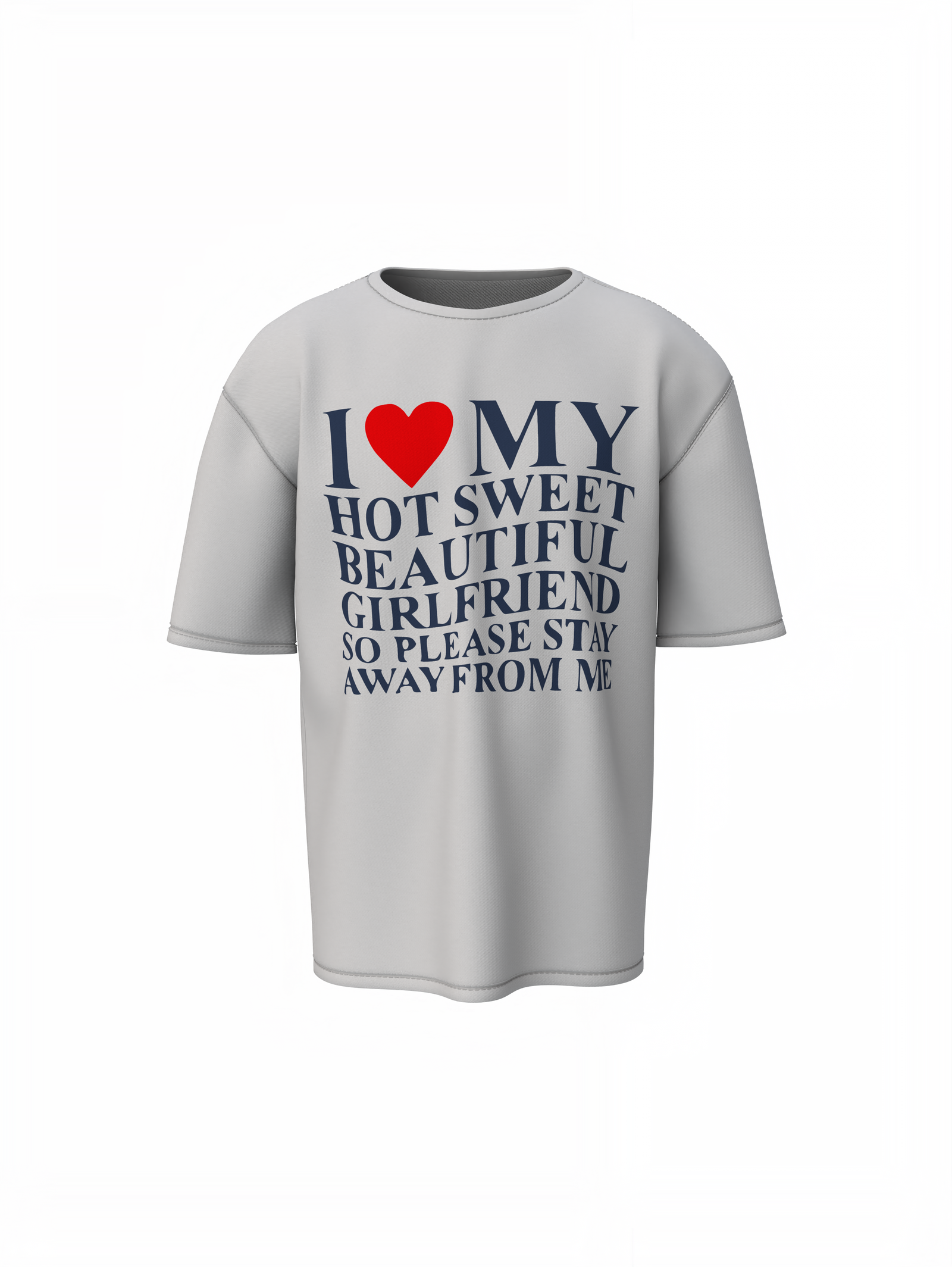 Borrowed Love Oversized T-Shirt Stylish Streetwear Wear