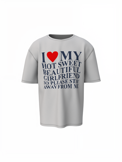 Borrowed Love Oversized T-Shirt Stylish Streetwear Wear