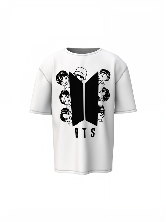 BTS Logo Oversized T-Shirt