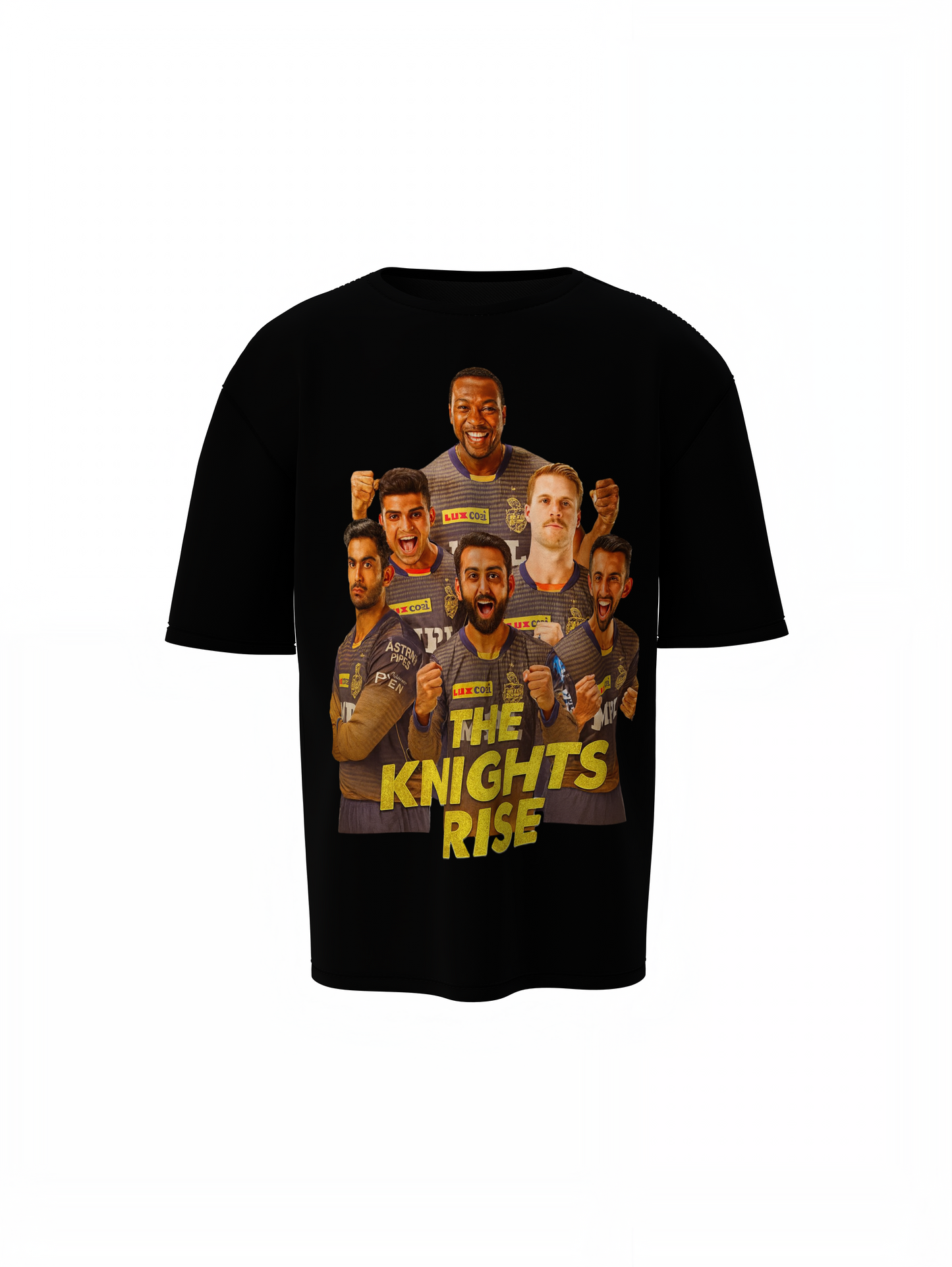 KKR Cricket Team Oversized T-Shirts