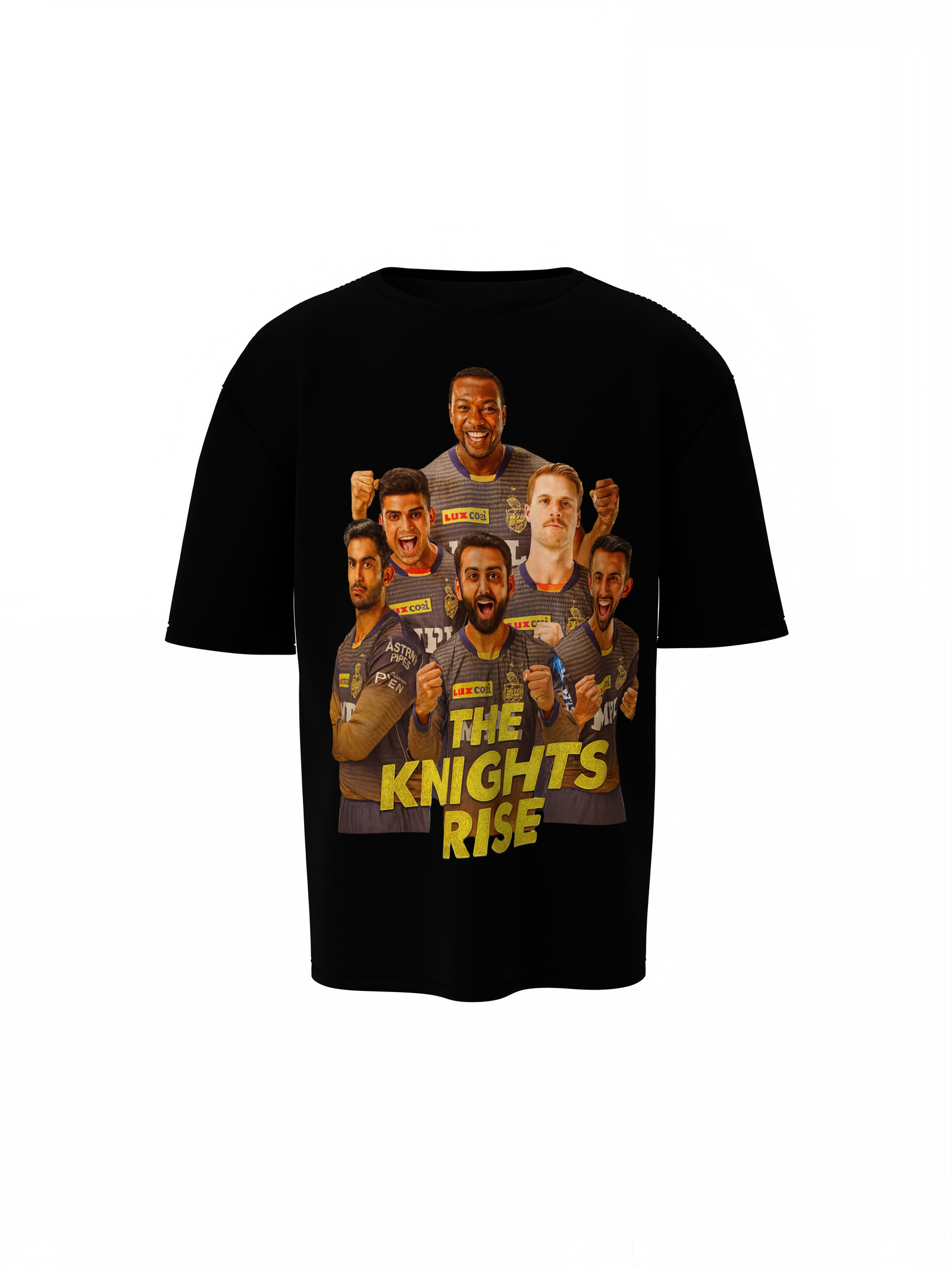 KKR Cricket Team Oversized T-Shirts