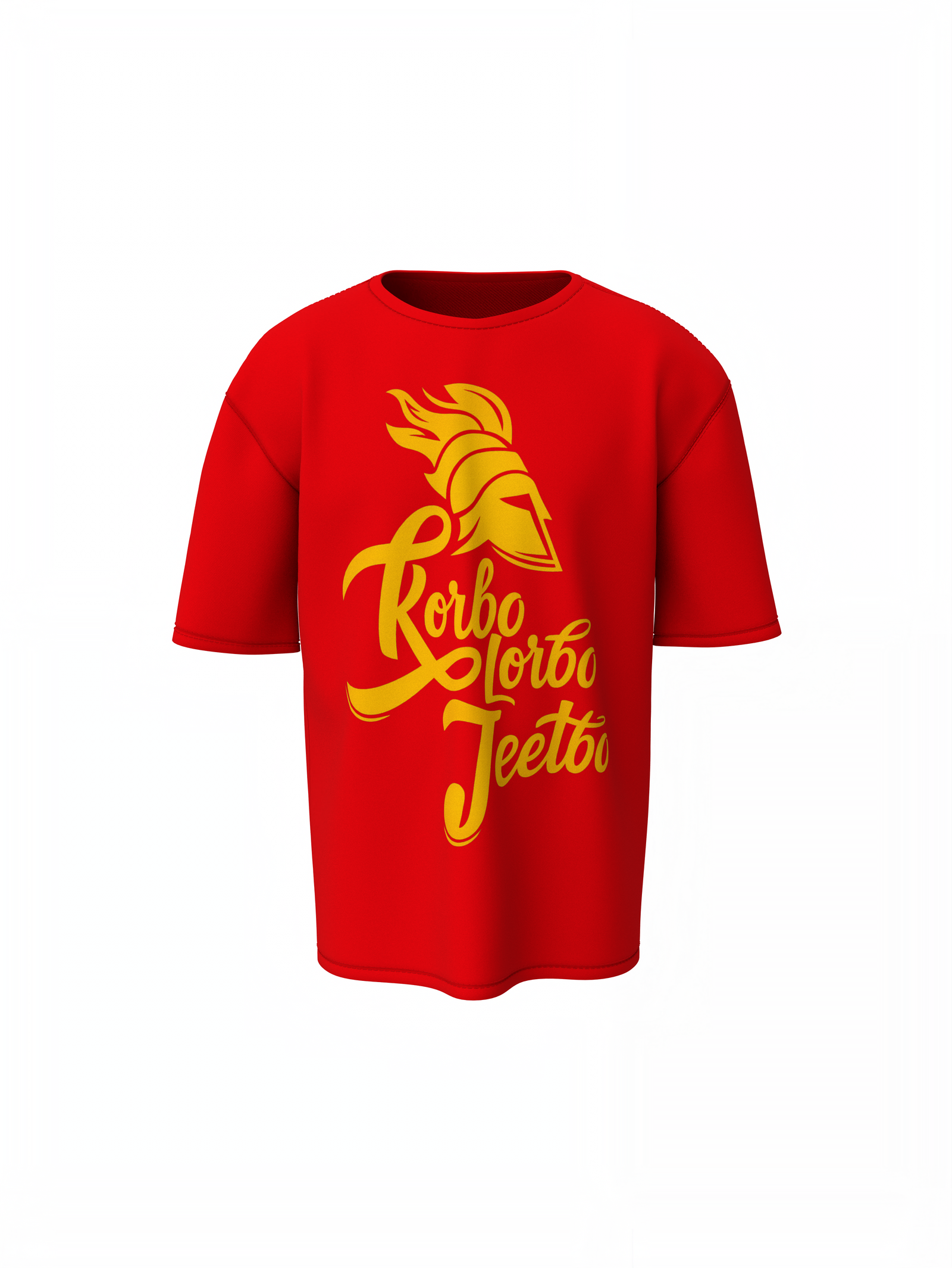 KKR Team Tagline Oversized T-Shirts