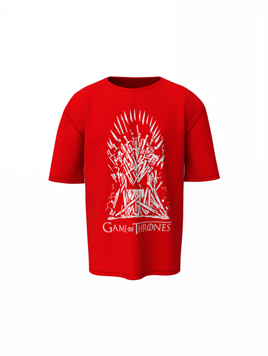 Game of Thrones Sword Graphic oversized T-Shirts