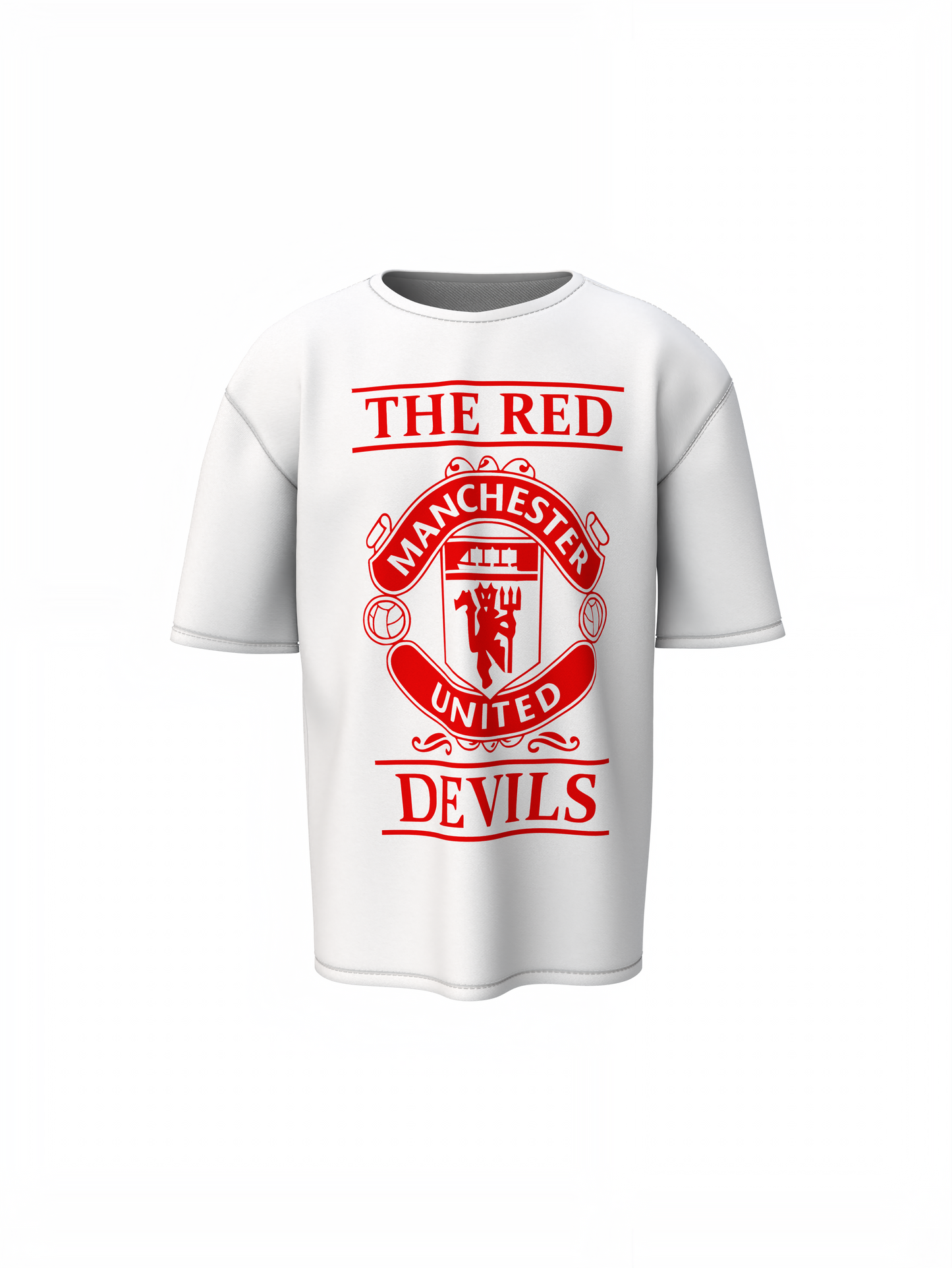 The Red Devils Oversized Manchester Streetwear T-Shirt