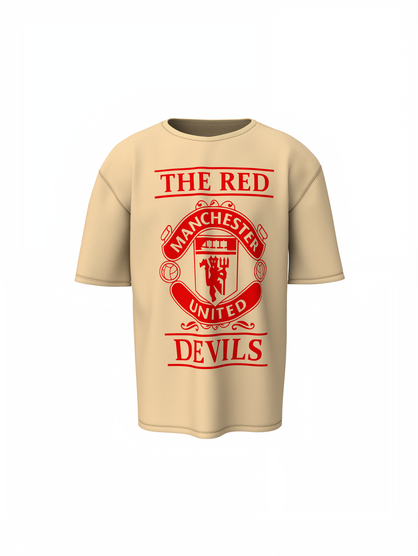 The Red Devils Oversized Manchester Streetwear T-Shirt