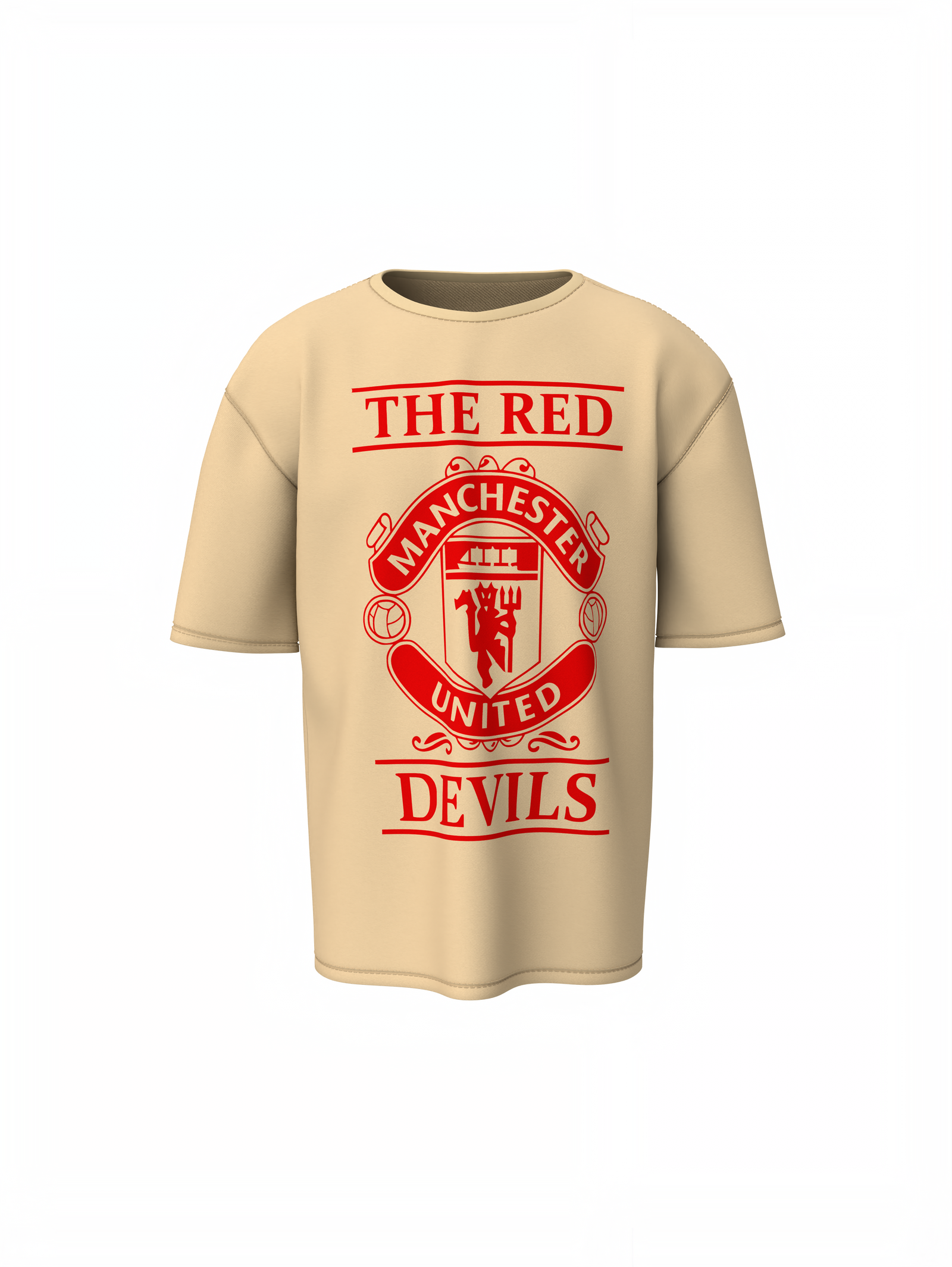 The Red Devils Oversized Manchester Streetwear T-Shirt