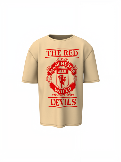 The Red Devils Oversized Manchester Streetwear T-Shirt