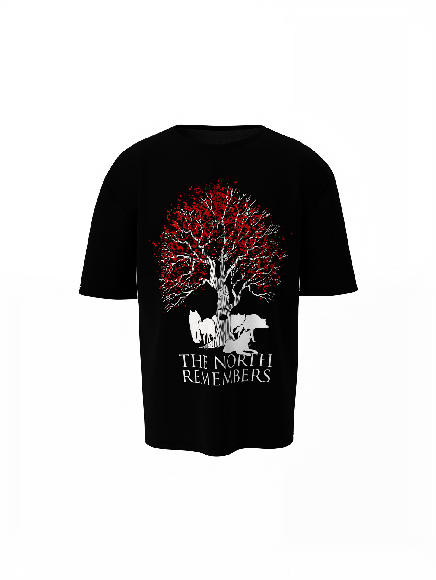 Tree Graphic Oversized T-Shirts Nature Streetwear Style