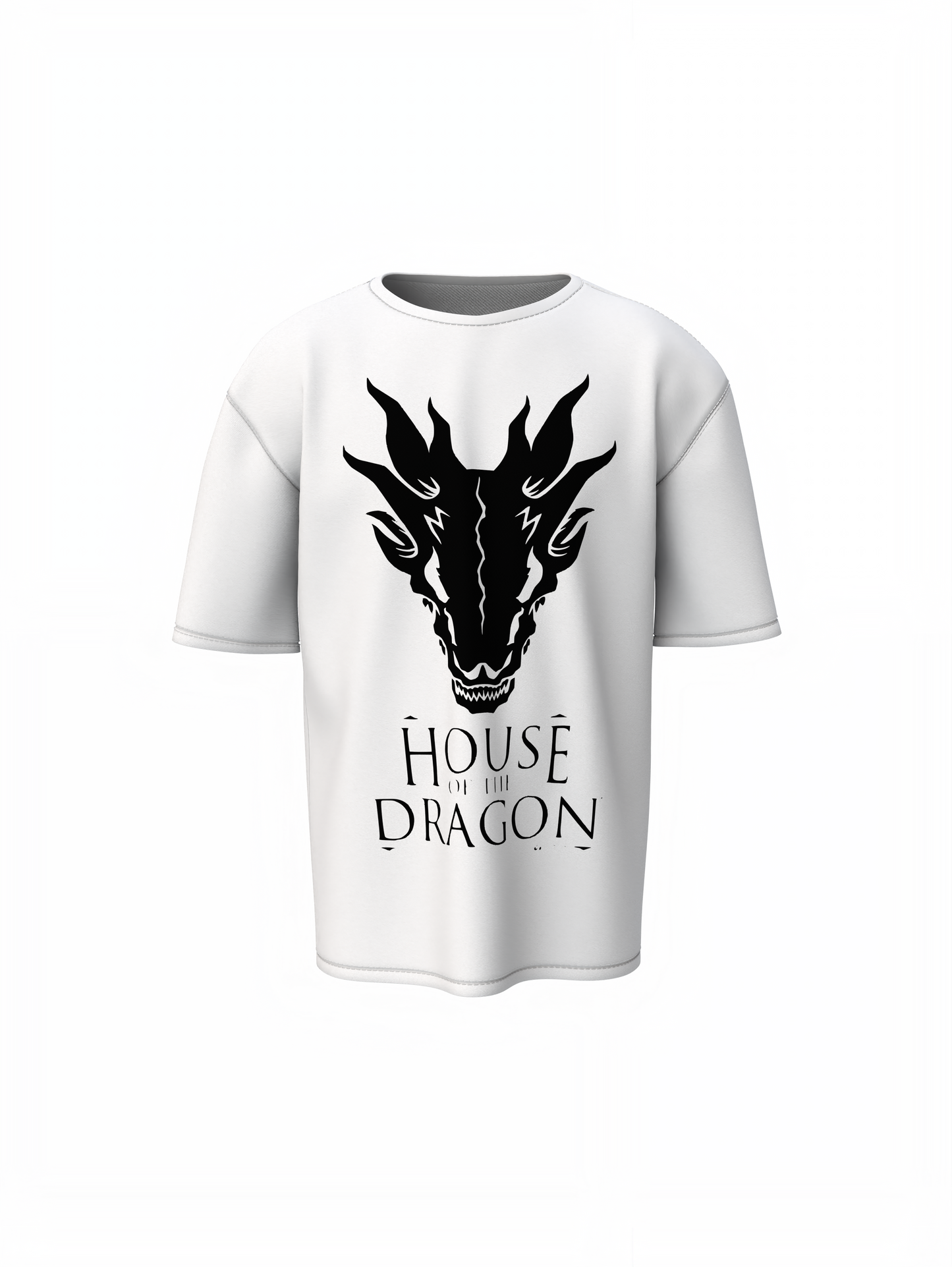 House of Dragon Oversized T-Shirts Bold Streetwear Style