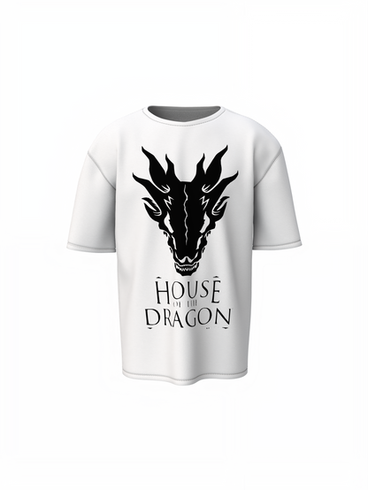 House of Dragon Oversized T-Shirts Bold Streetwear Style