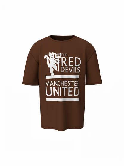 Manchester Devils Oversized T-Shirt – Bold Football Graphic