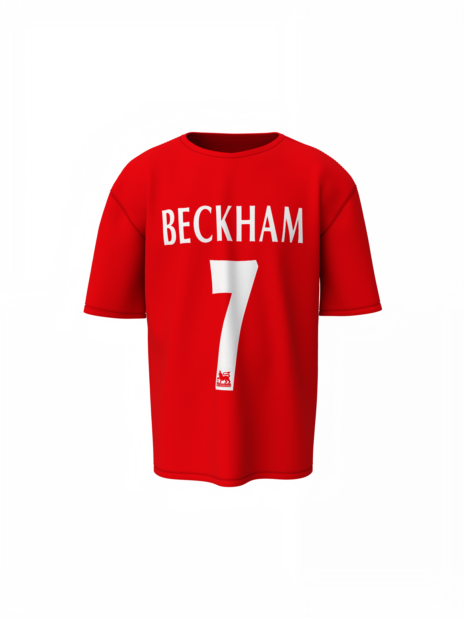 David Beckham Oversized T-Shirts Iconic Football Streetwear