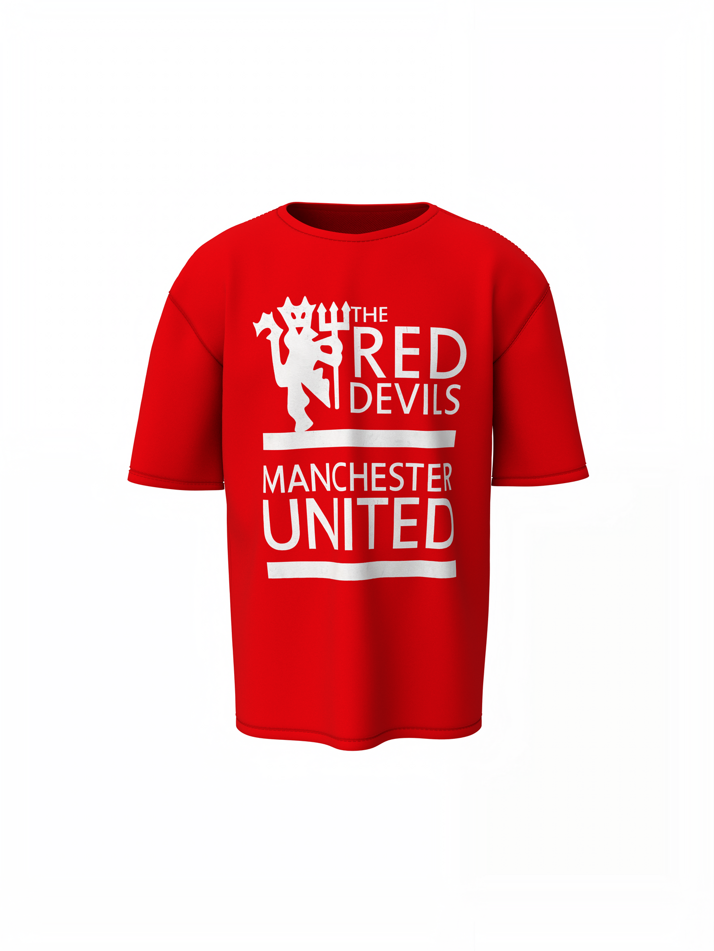 Manchester Devils Oversized T-Shirt – Bold Football Graphic