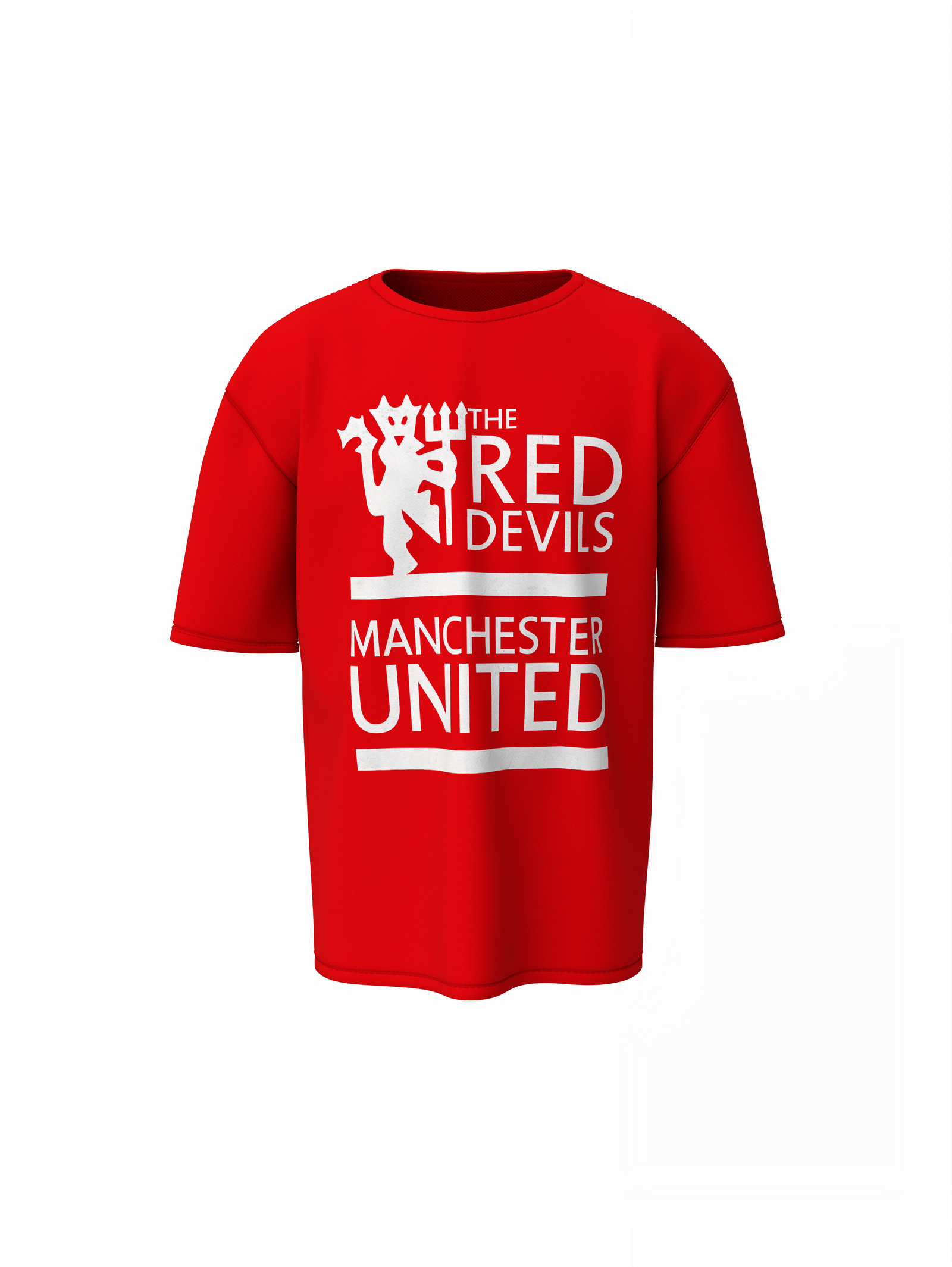 Manchester Devils Oversized T-Shirt – Bold Football Graphic