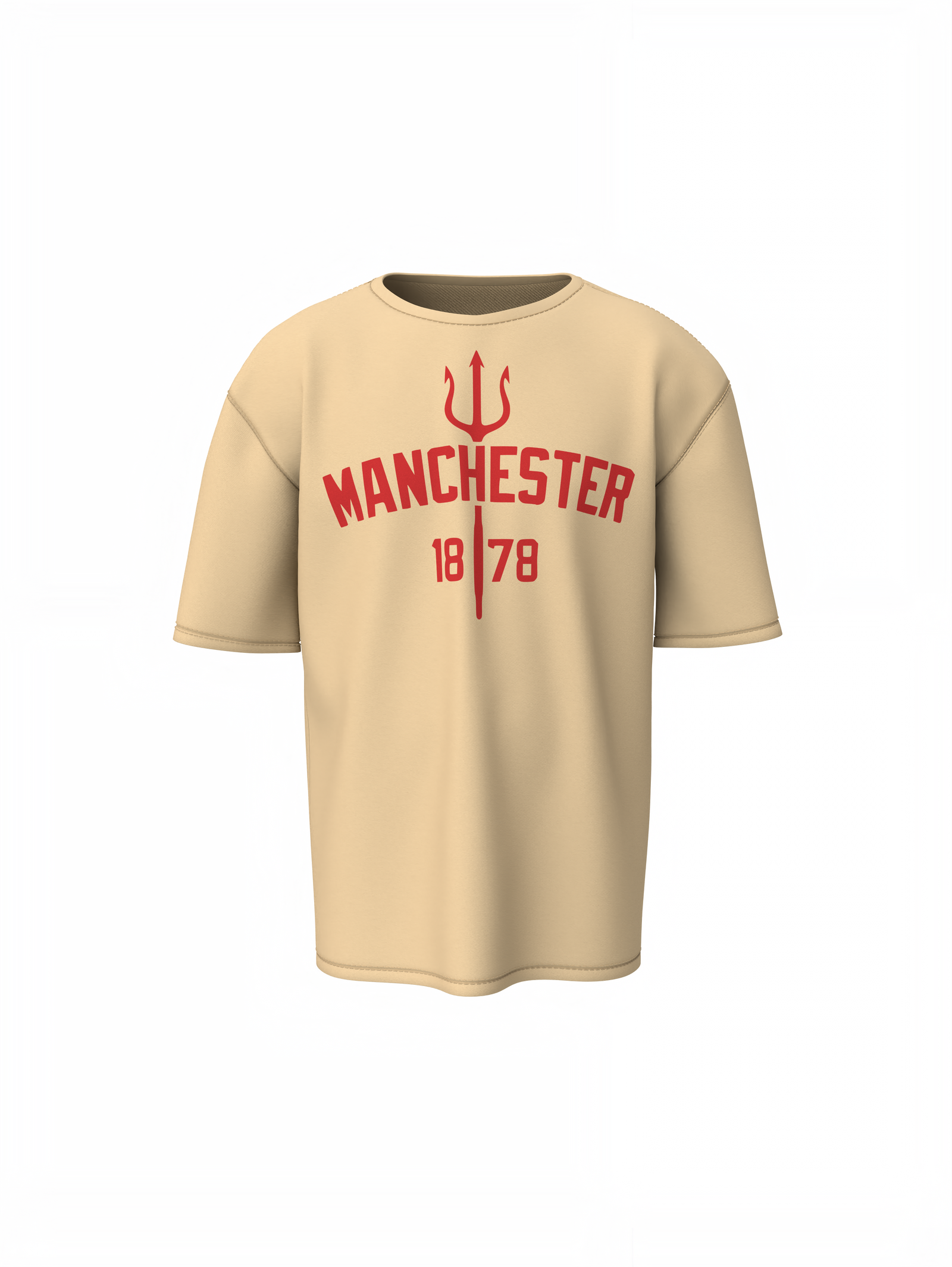 Manchester Team 1878 Oversized T-Shirt – Classic Football Tee