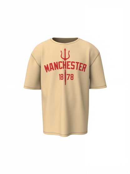Manchester Team 1878 Oversized T-Shirt – Classic Football Tee