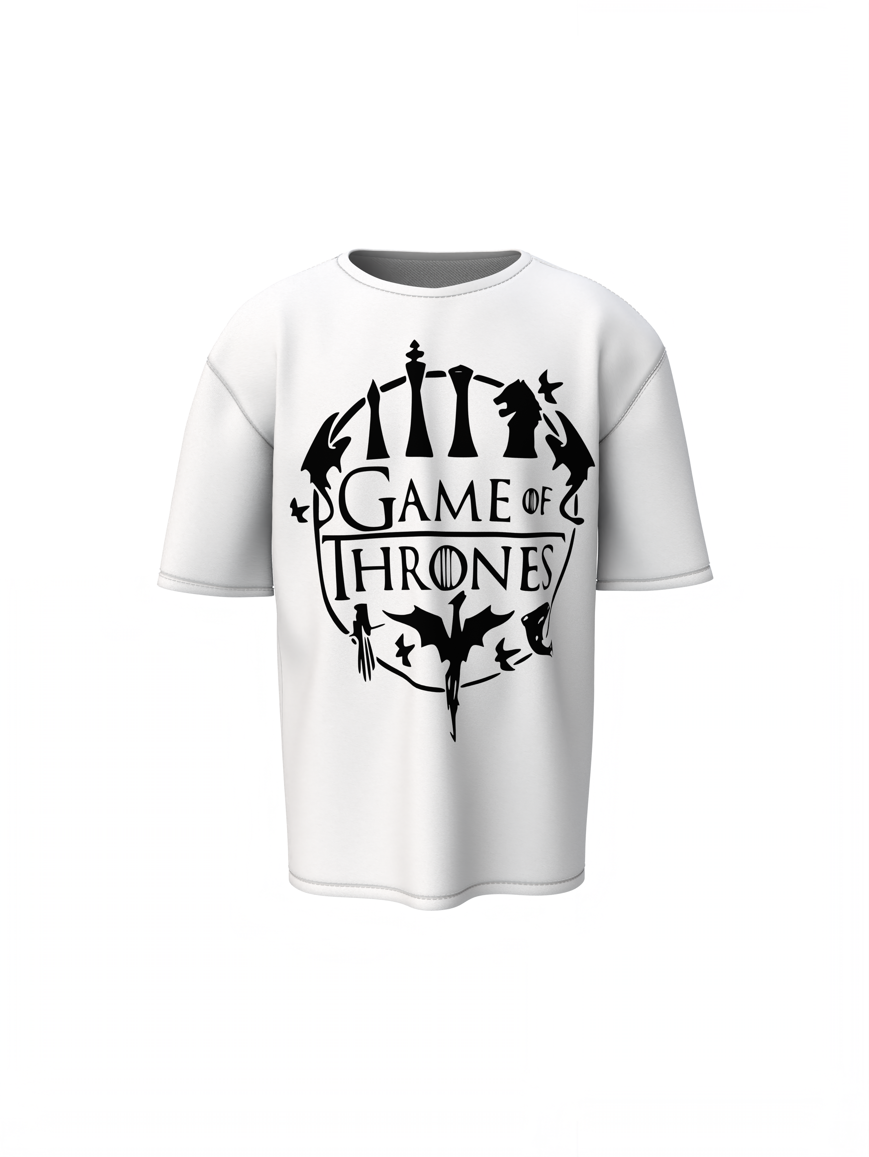 Game of Thrones Graphic oversized T-Shirts
