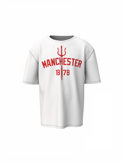 Manchester Team 1878 Oversized T-Shirt – Classic Football Tee
