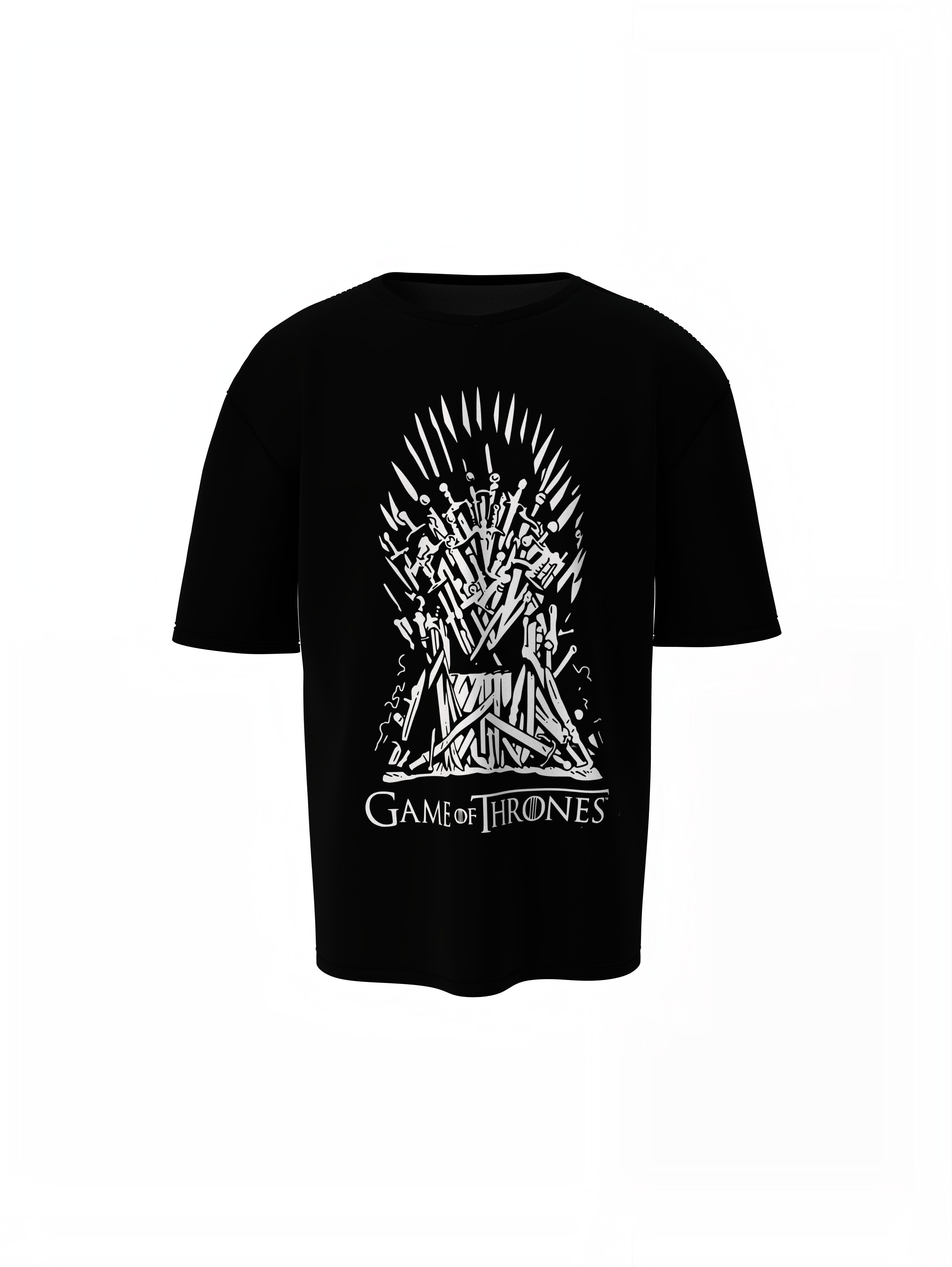 Game of Thrones Sword Graphic oversized T-Shirts