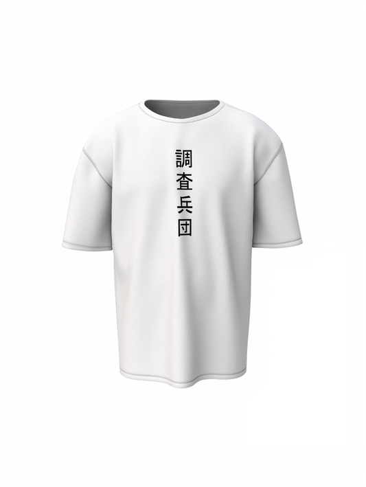 Mikasa Oversized T-Shirts Anime Streetwear Cotton Tee